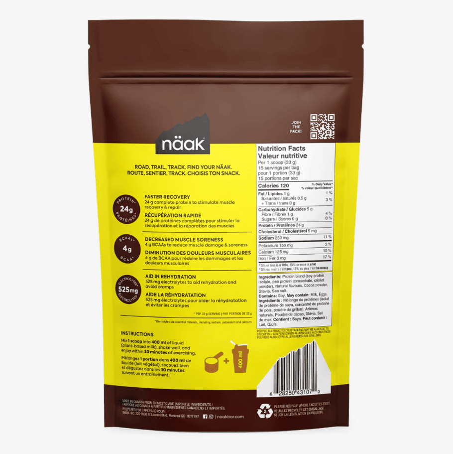 Naak Chocolate Ultra Recovery Protein 500gr