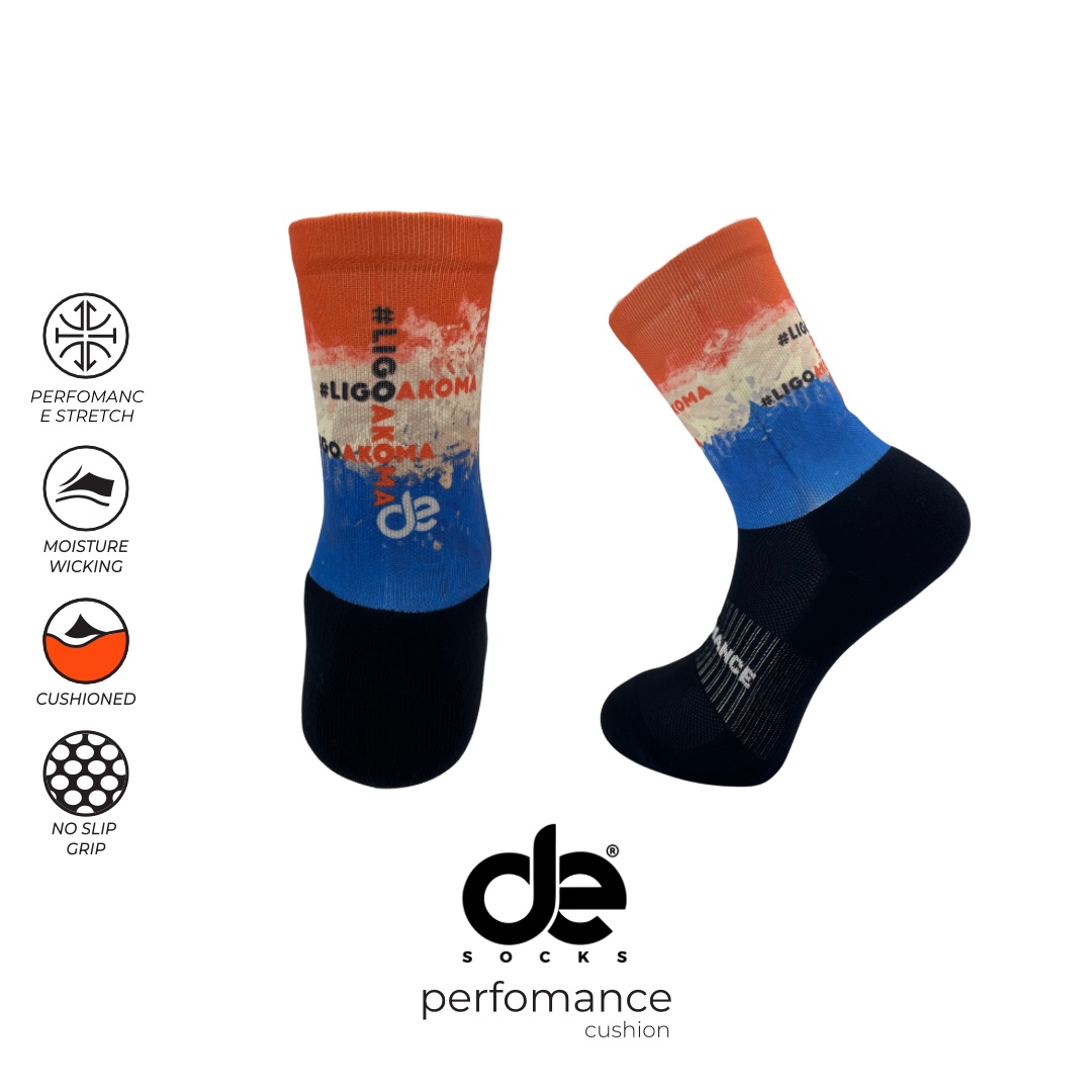 Performance Cushion – Χοντρή Αθλητική Κάλτσα Τρεξίματος #LigoAkoma - desocks