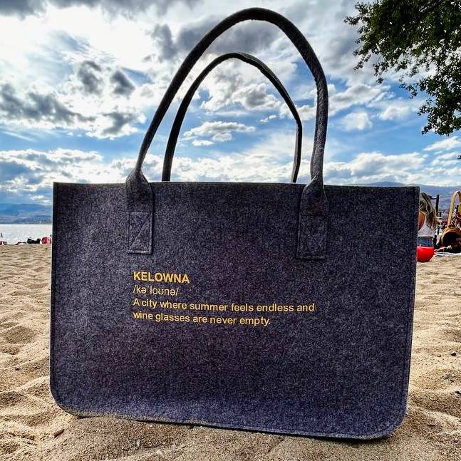 Kelowna Beach Tote Bag