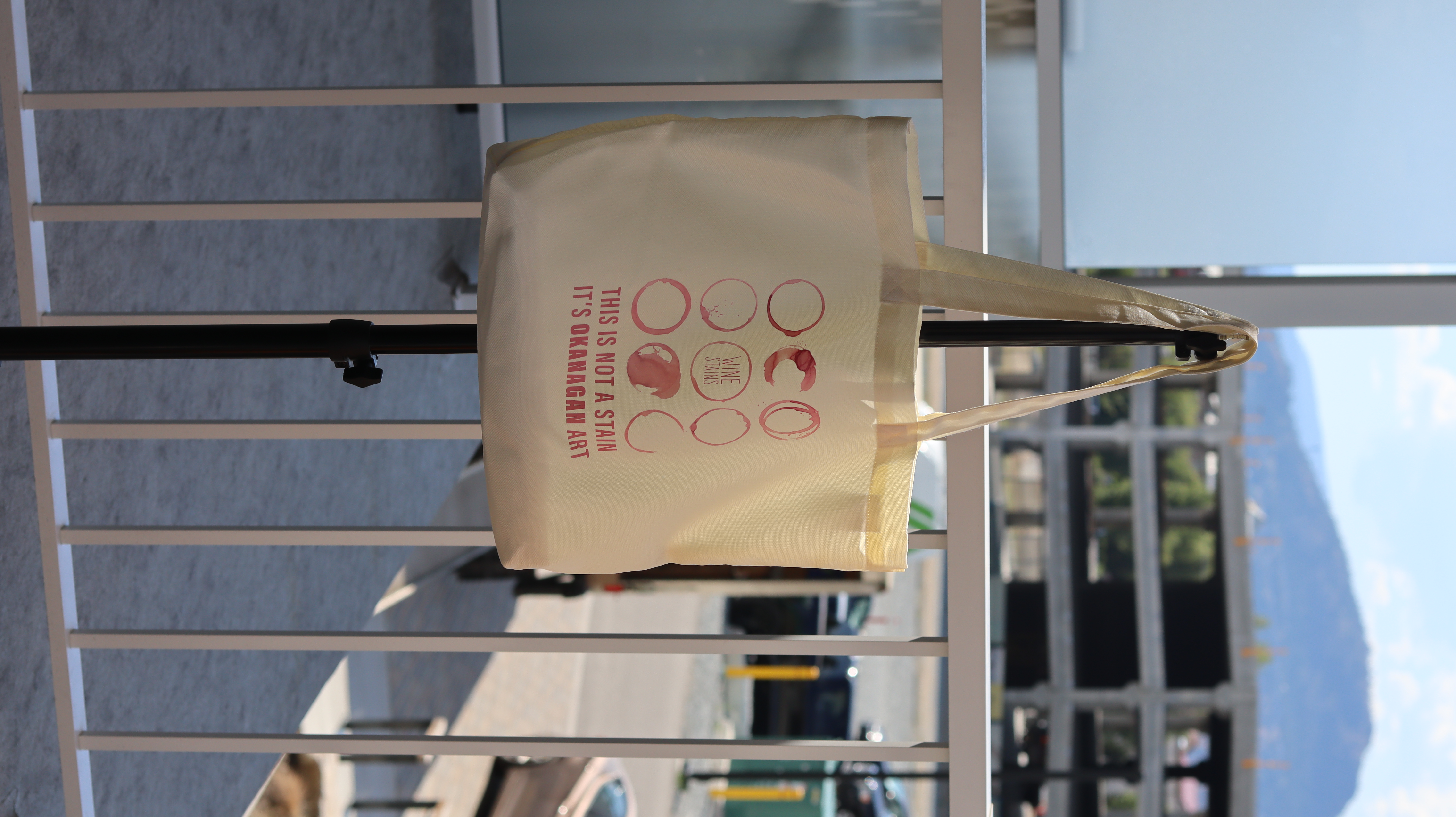 Beige Canvas Tote Bag