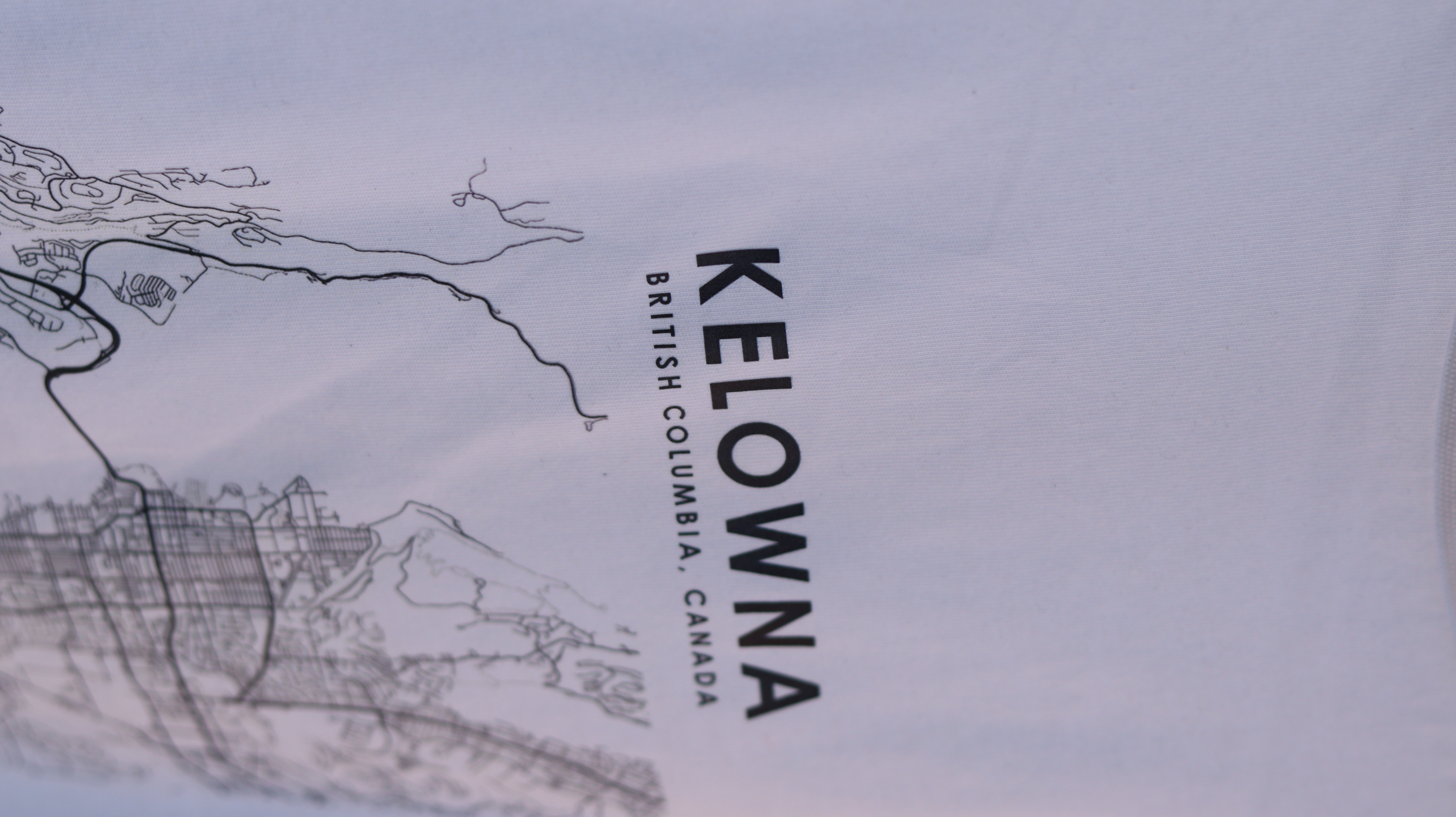 Kelowna Map T-shirt