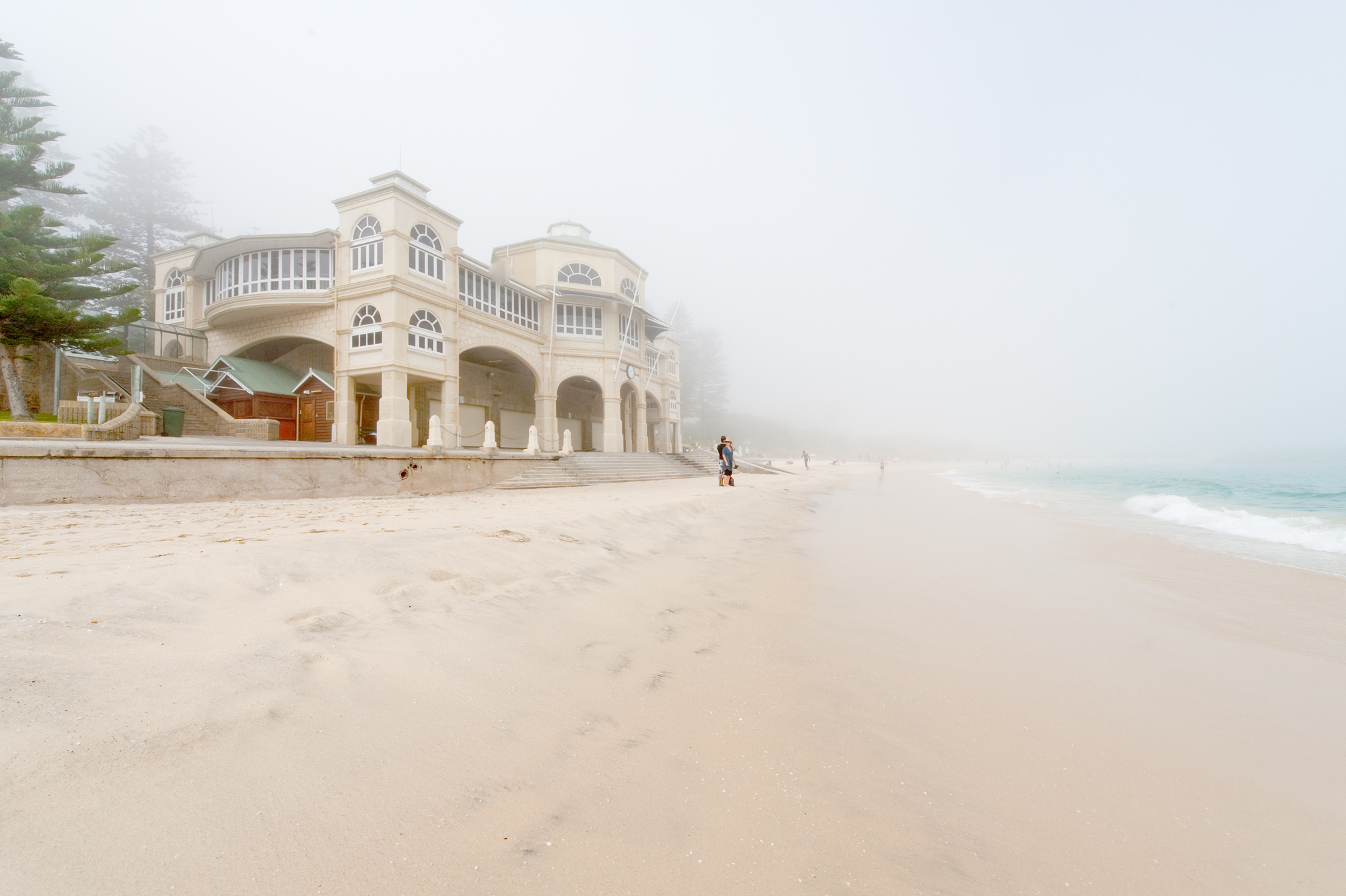 Foggy Morning At Cottesloe Beach