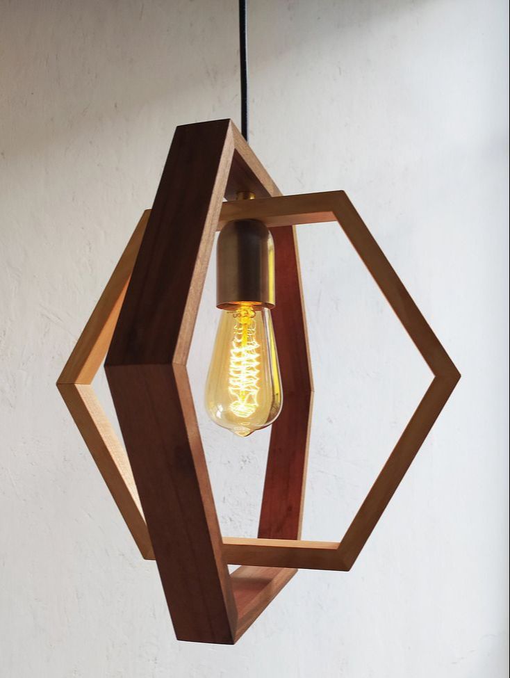 Artisoul Wooden Frame Antique Ceiling Light Lamp - Elegant Ambiance Lighting