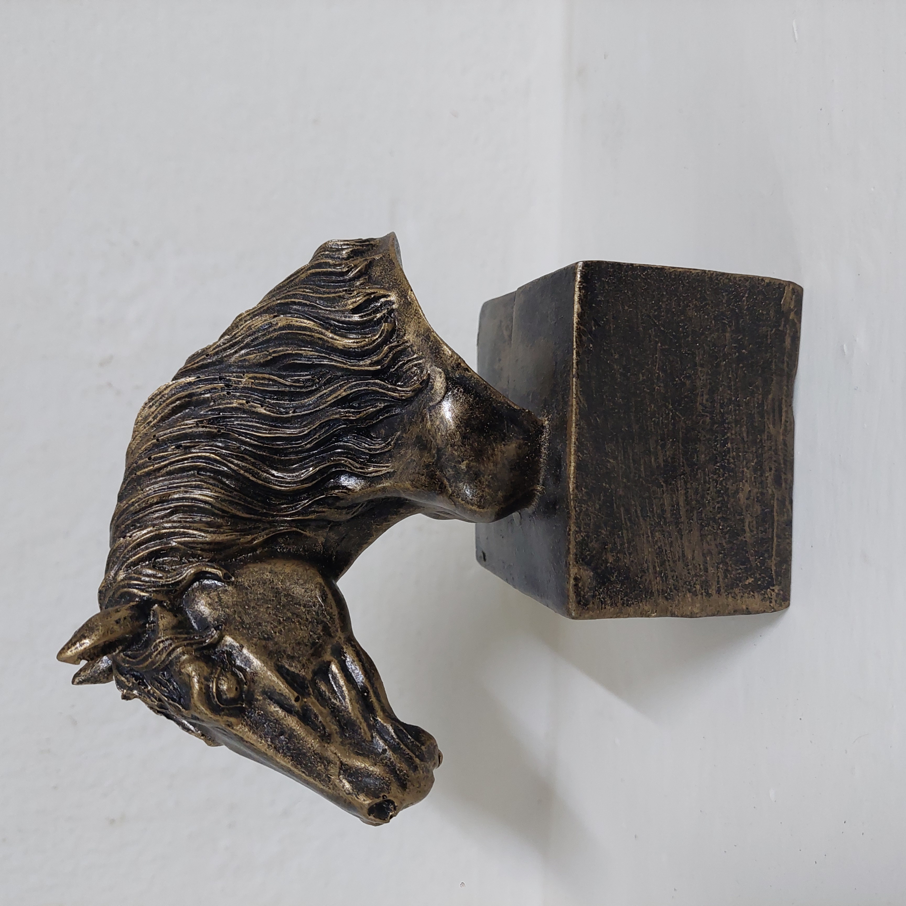 Handcrafted Horse Head Sculpture – Elegant Wooden Decor Statue for Home, Office & Gifting – Rustic Artistic Accent Piece by Artisoul