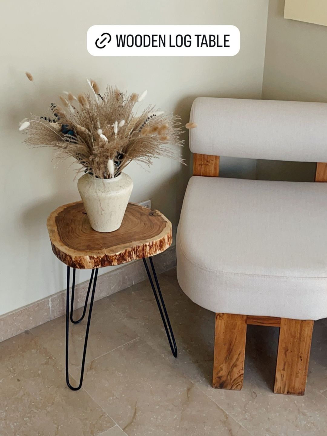 Live Edge Single Table – Solid Wood Coffee & Accent Table with Natural Edges – Rustic Modern Furniture for Living Room & Office by Artisoul