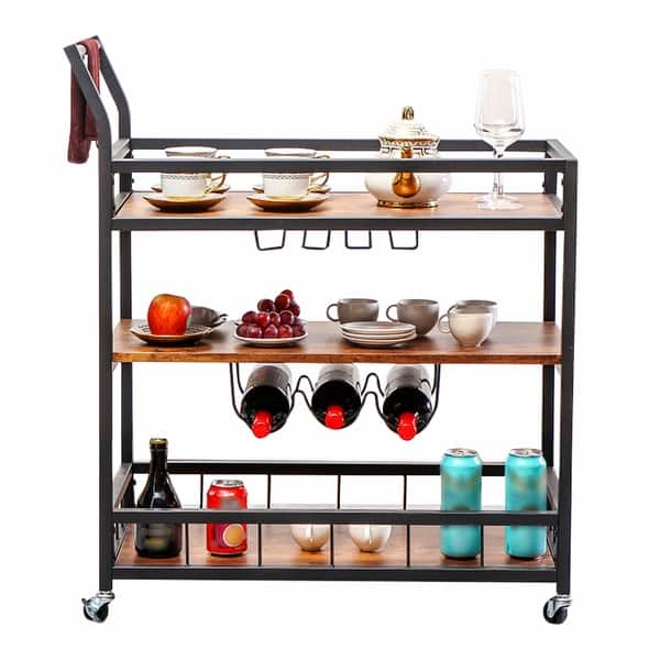 Industrial Style Bar Cart
