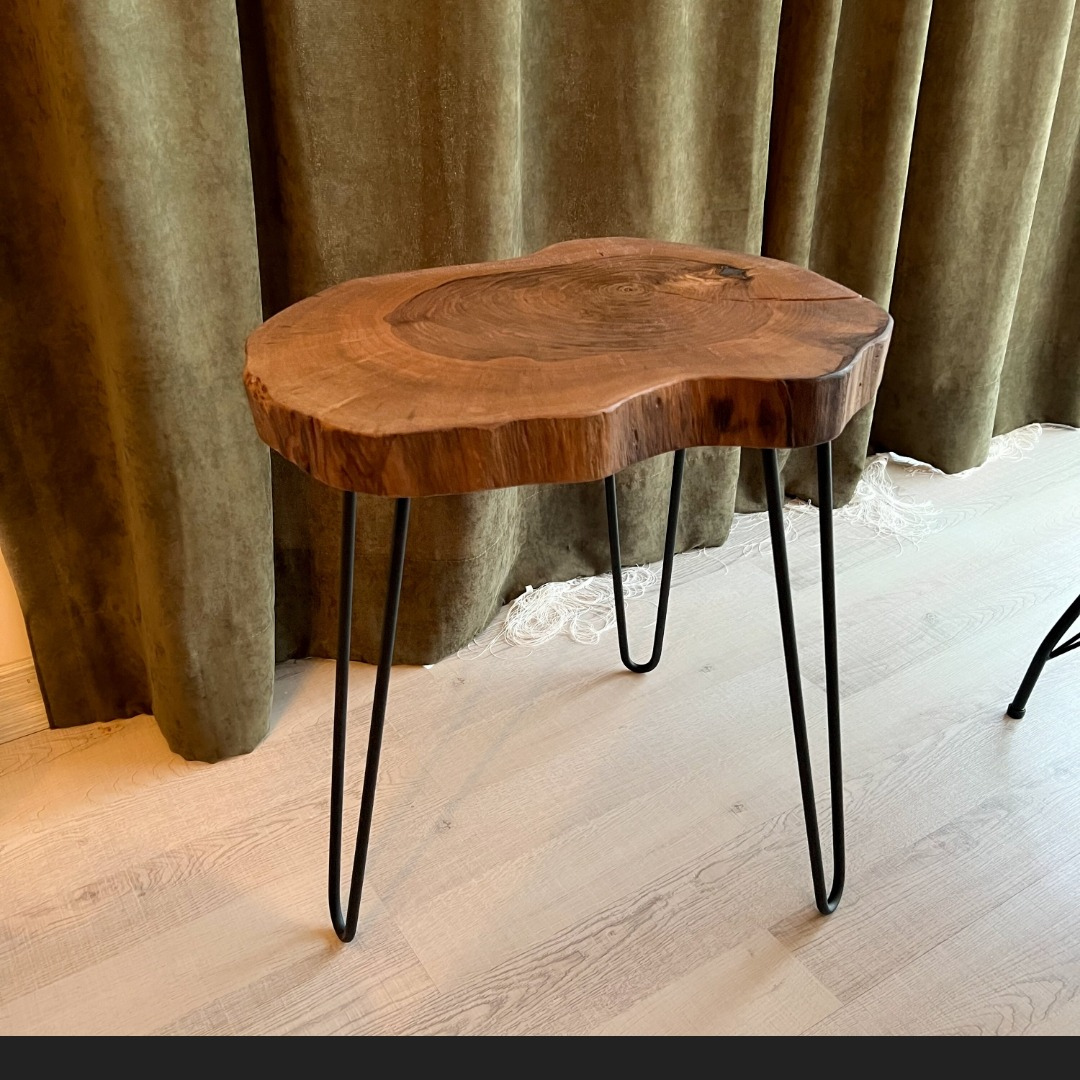 Premium Live Edge Wooden Coffee Table | Handmade Shesham & Acacia Wood Table | Single, Set of 2, or Set of 3 Options