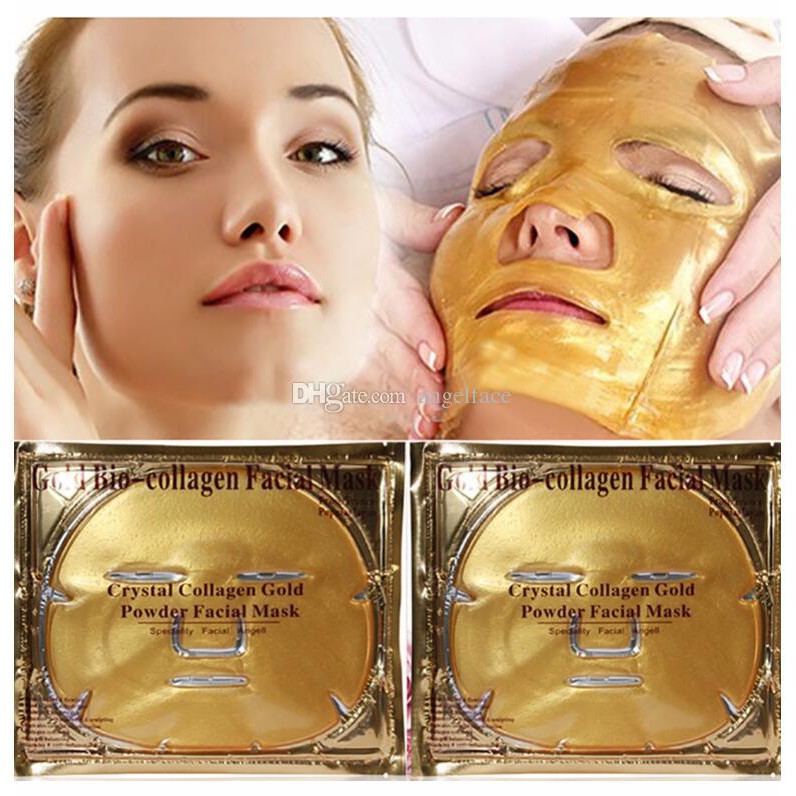 Crystal Collagen Gold Poeder Gezichtsmasker 10 Stuks