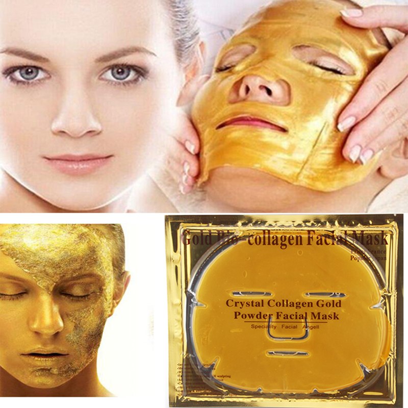 Crystal Collagen Gold Poeder Gezichtsmasker 10 Stuks