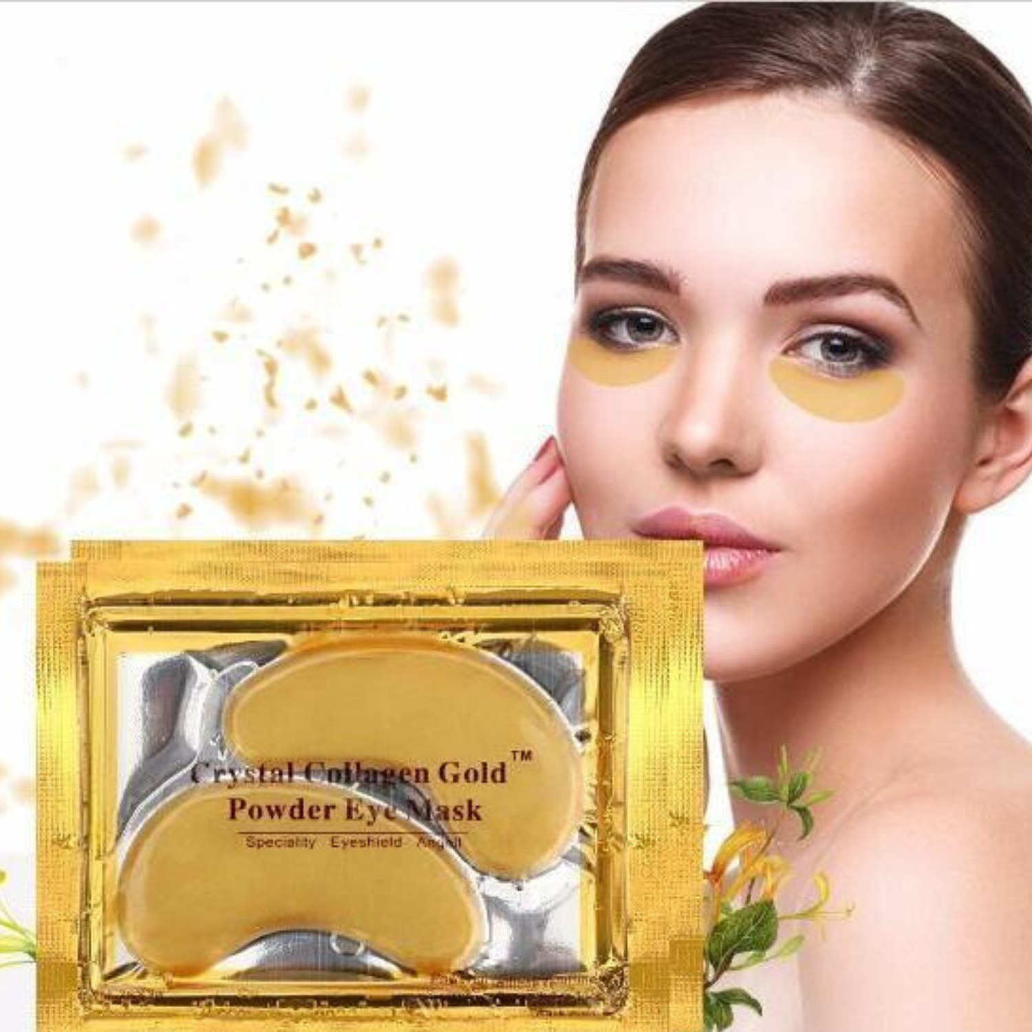 Crystal Collagen Gold Poeder Oogmasker