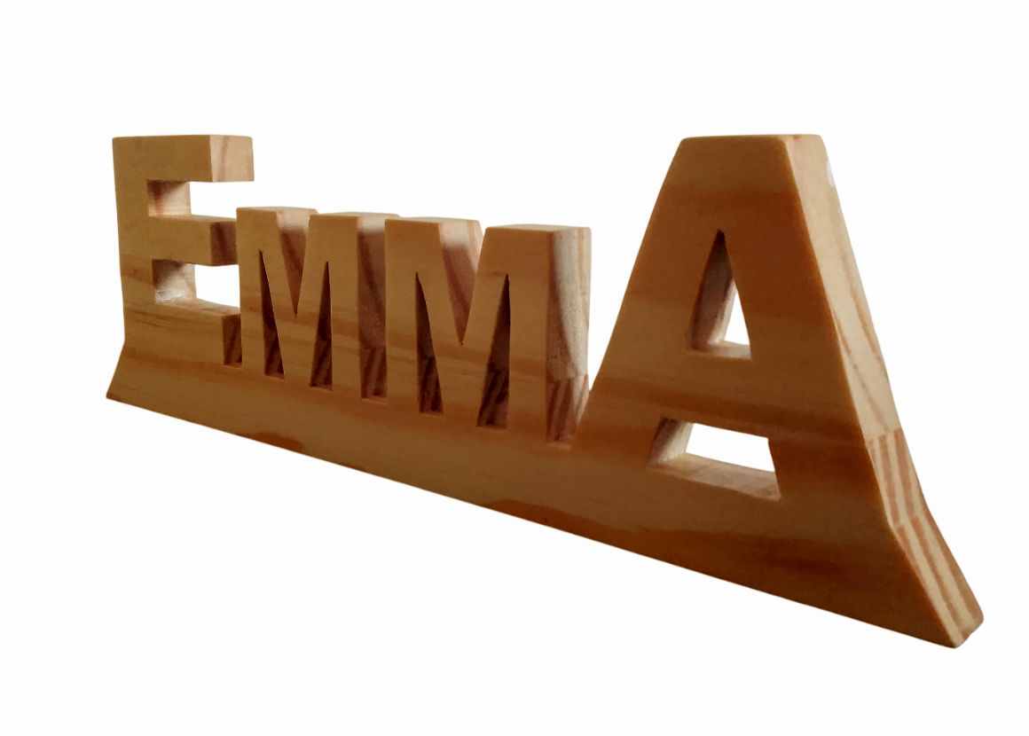 Prénom EMMA décoratif en bois