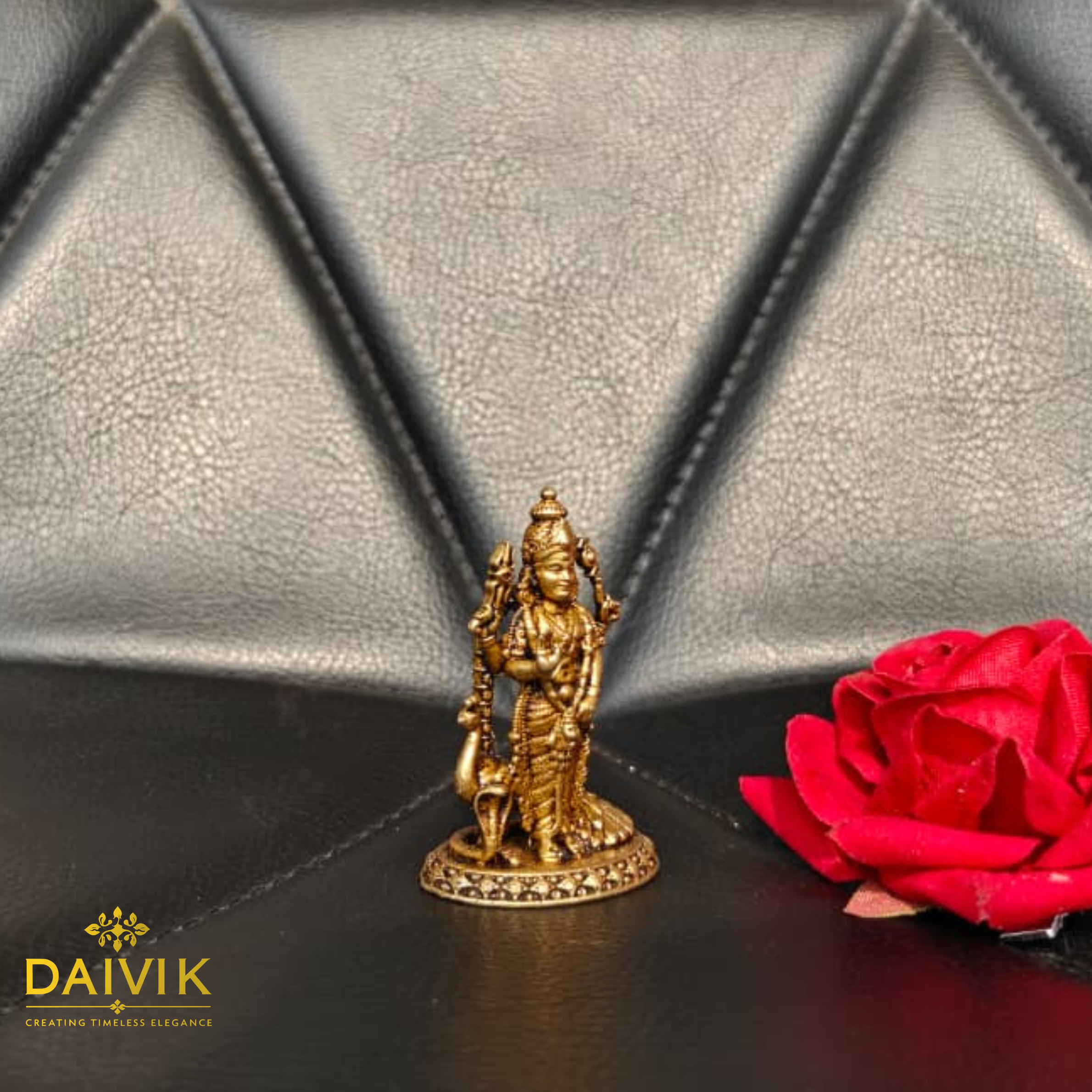 Lord Kartikeya/Murugan Brass Idol