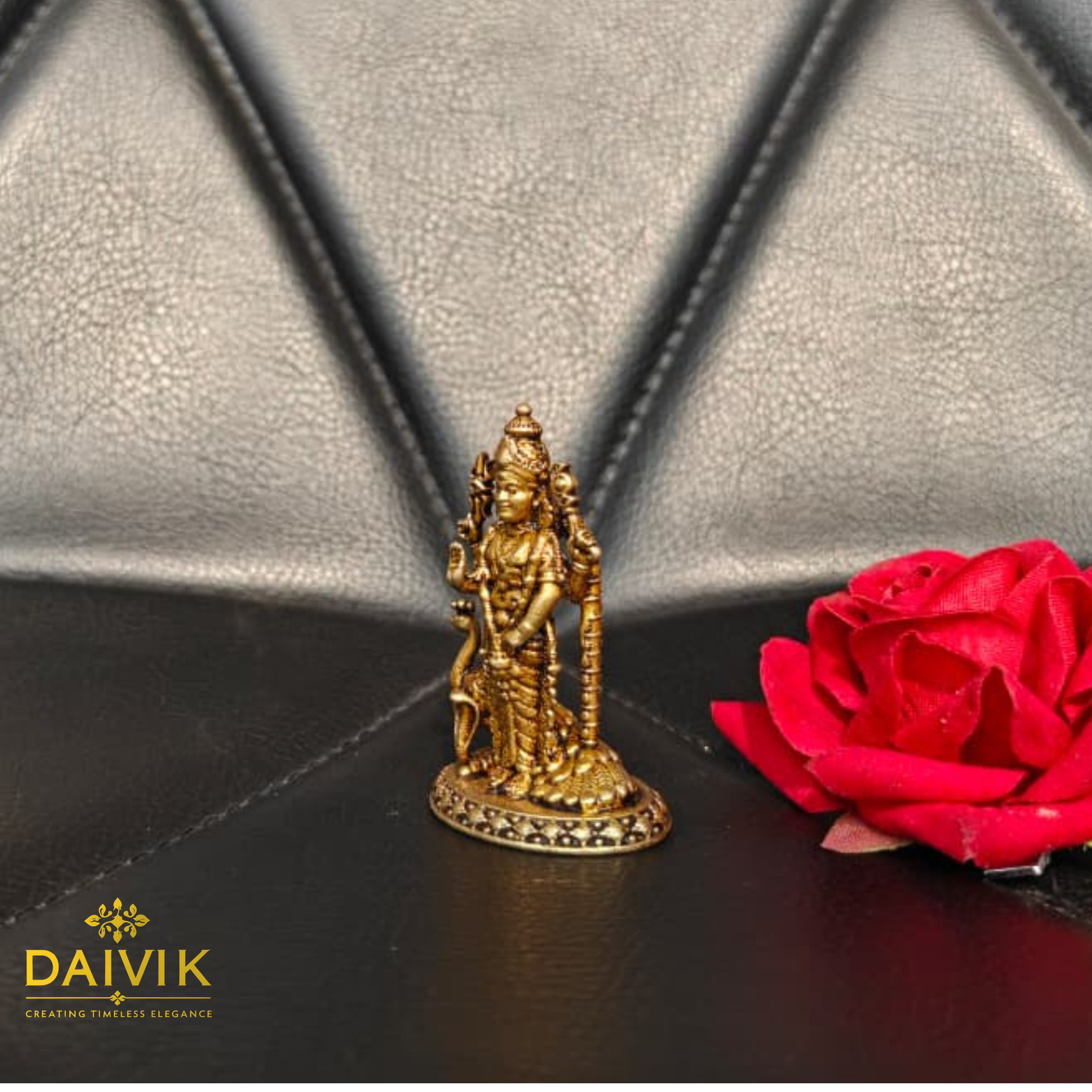 Lord Kartikeya/Murugan Brass Idol