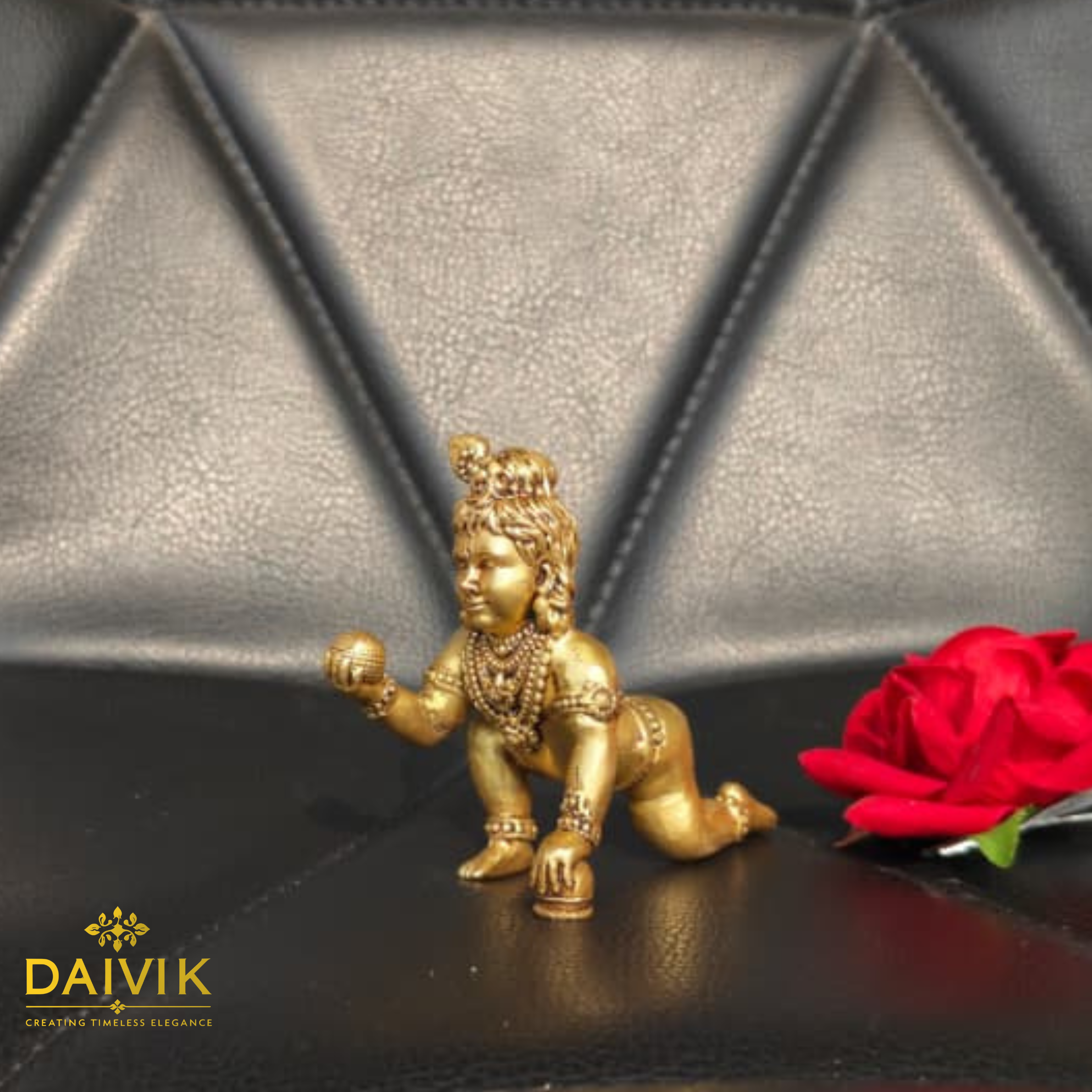 Ladoo Gopal Brass Idol