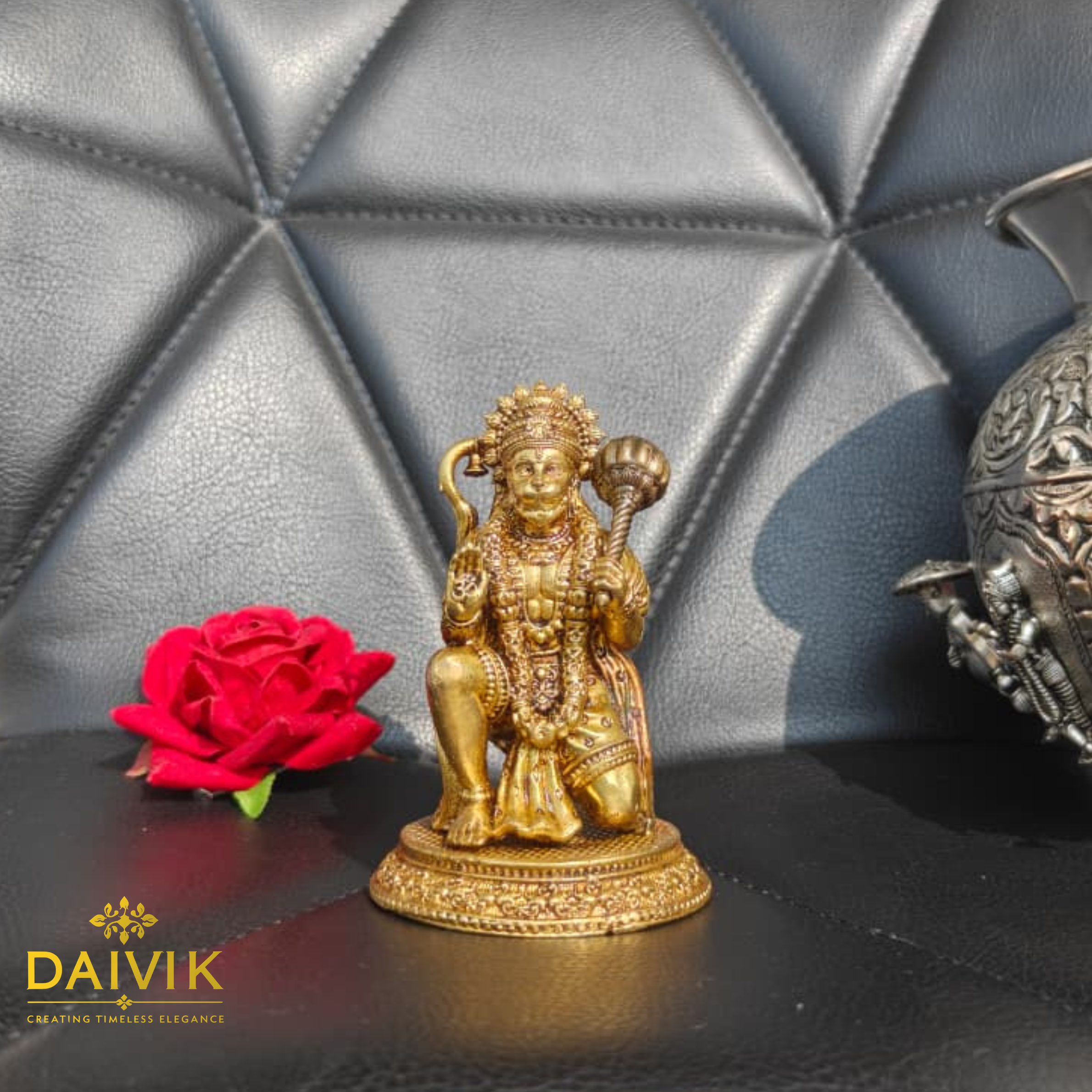 Sankat Mochan Hanuman Brass Idol