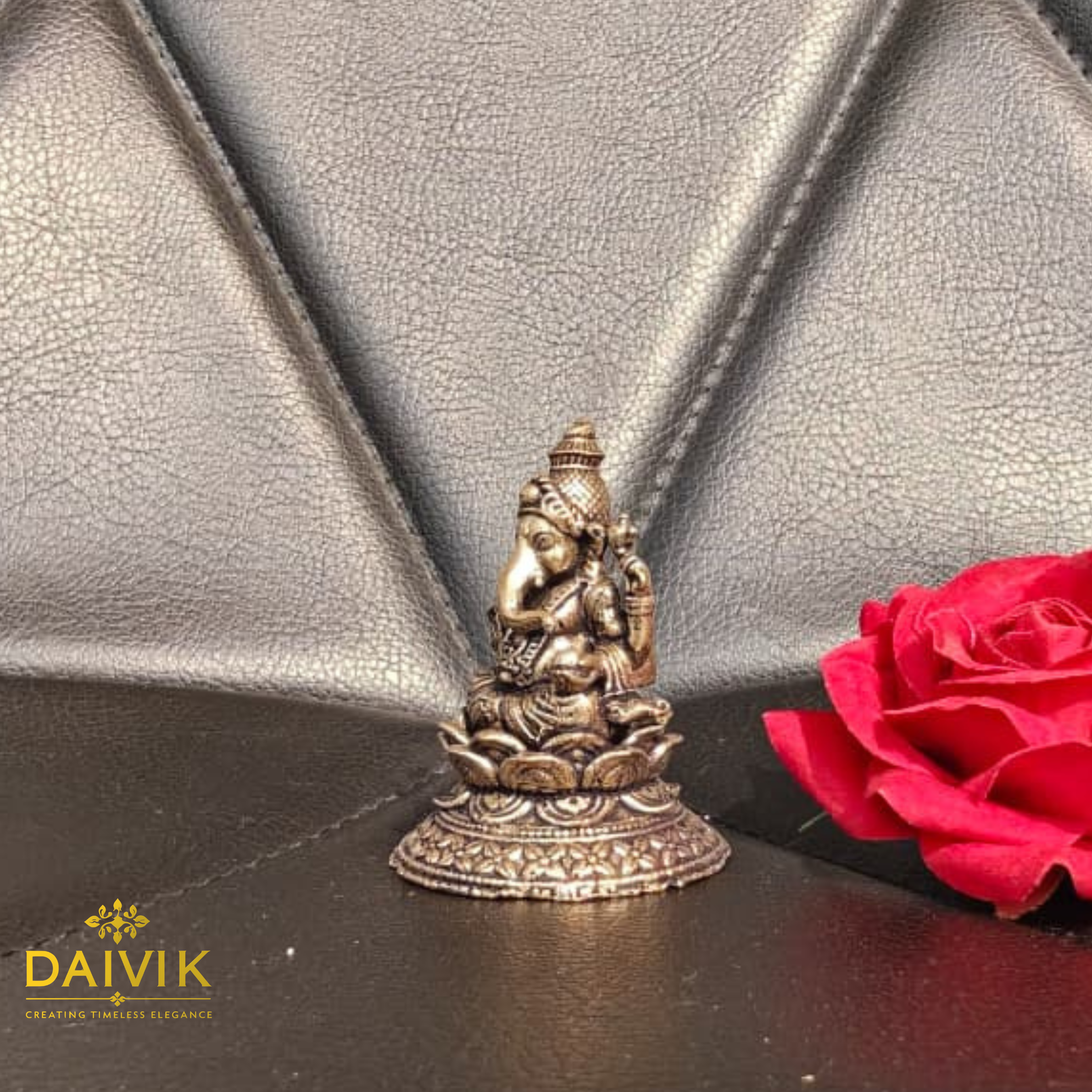 Gajanan Ganesha Brass Idol