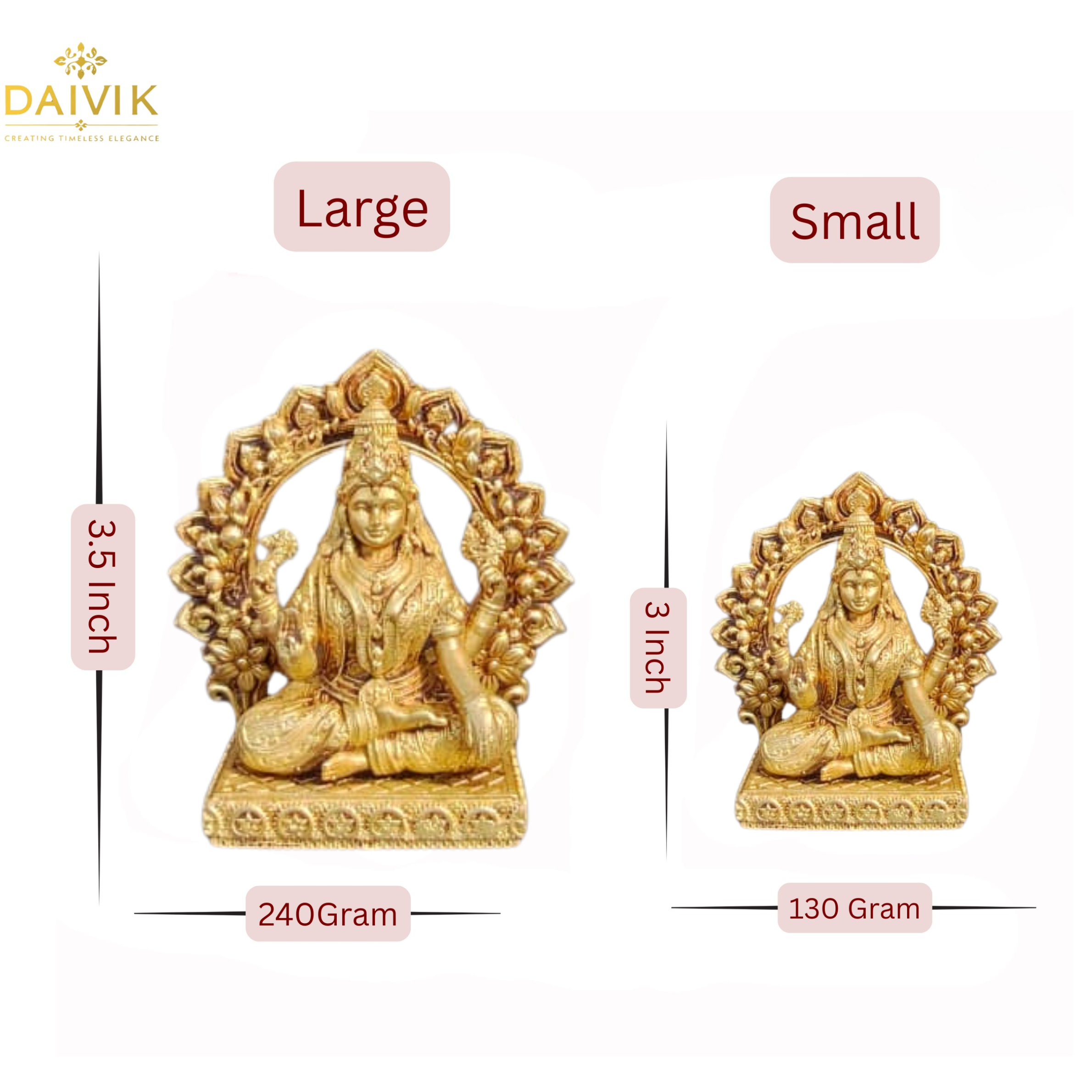 Bhagwati Lakshmi Brass Idol