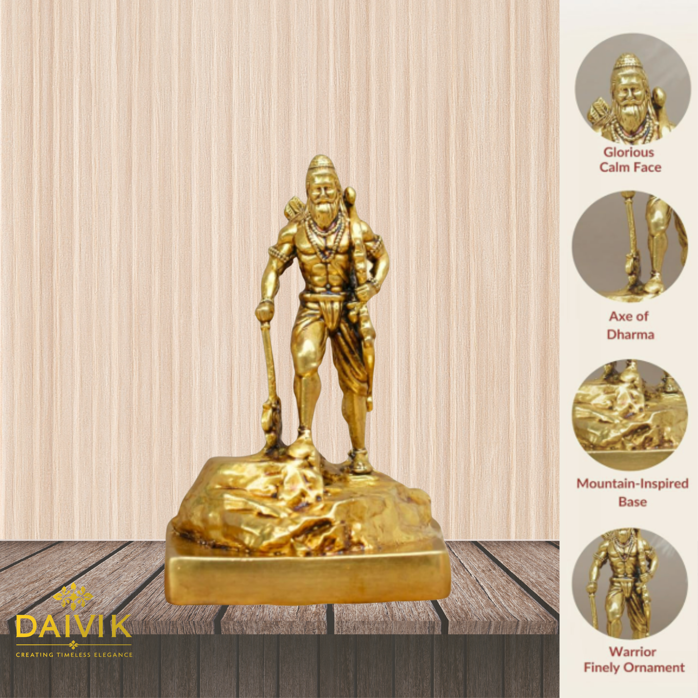  Lord Parshuram Brass Idol