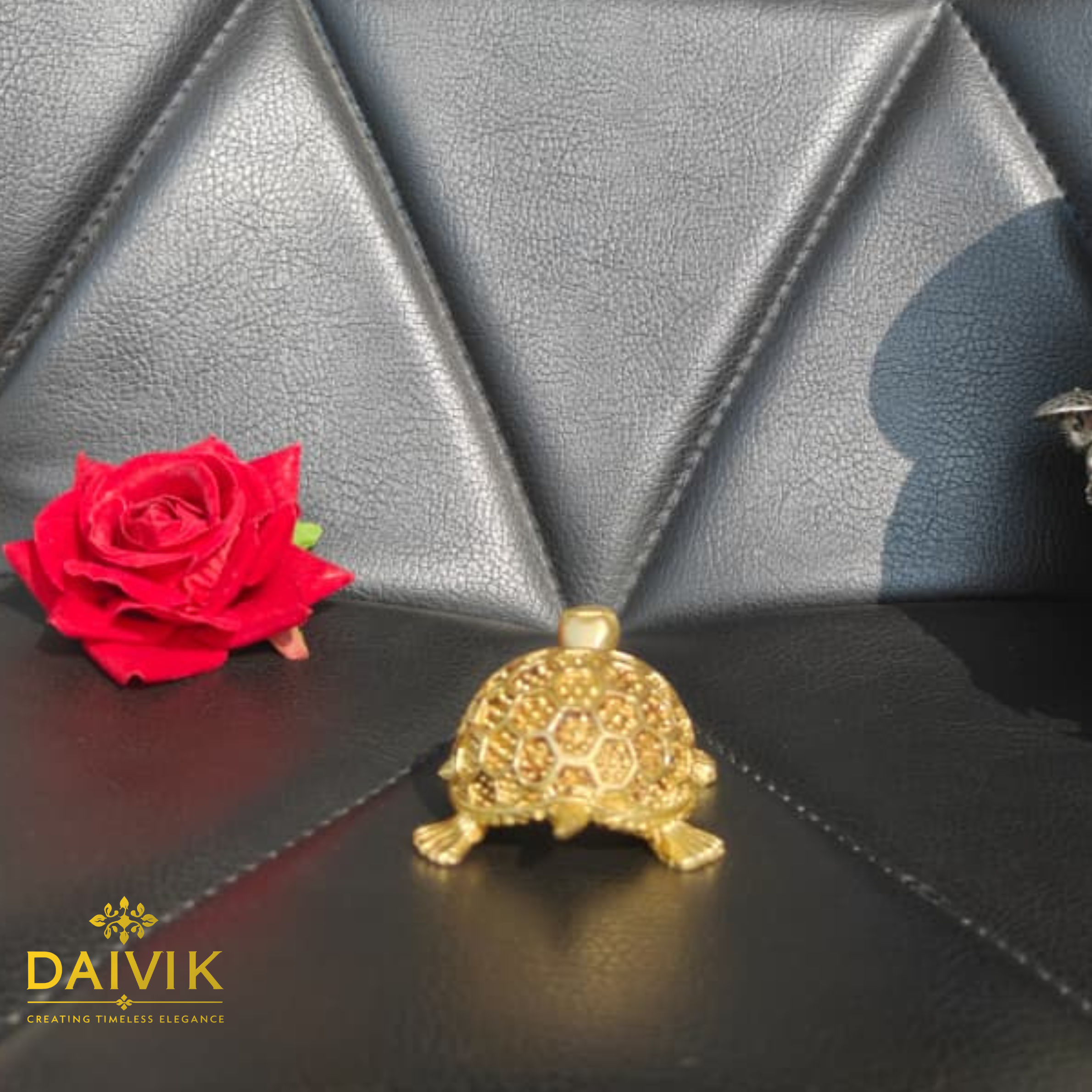 Lakshmi Kachua/Turtle Brass Idol