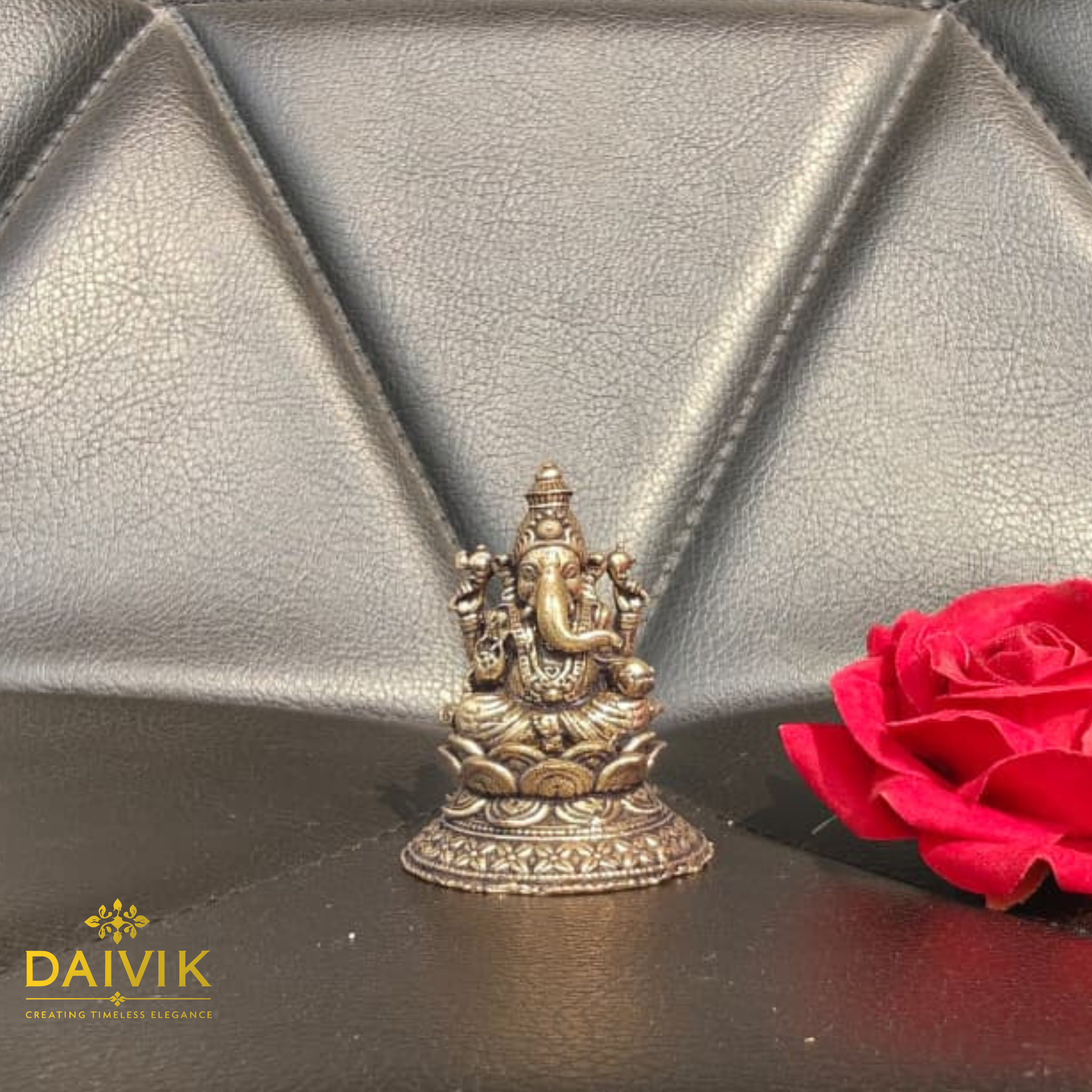 Gajanan Ganesha Brass Idol