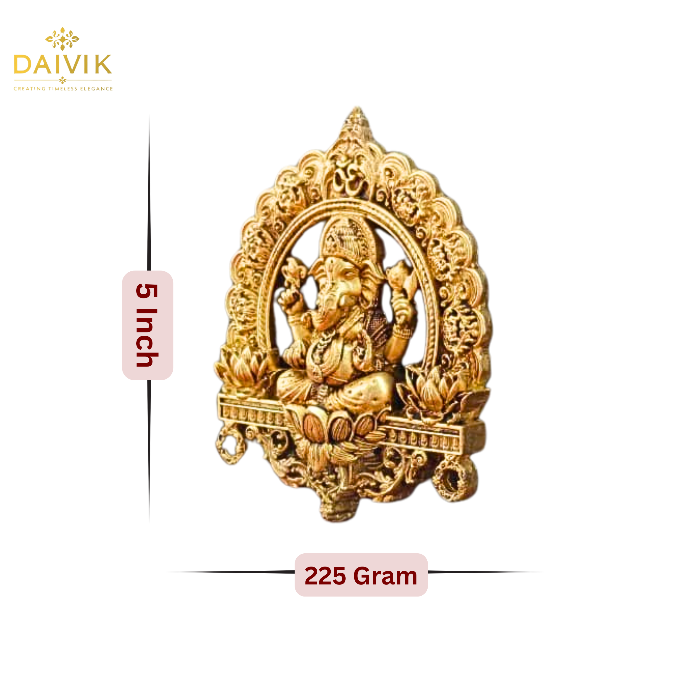 Hanging Ganesha Brass Idol