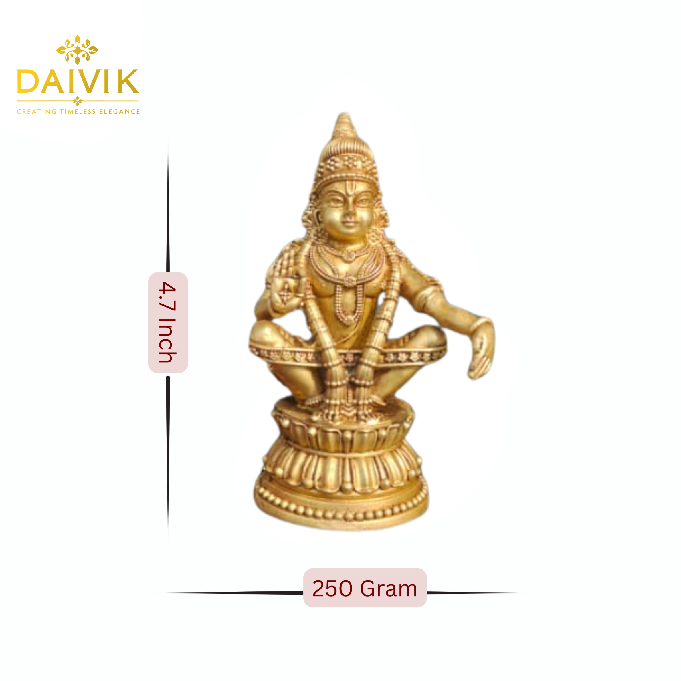 Ayyappa Swamy Brass Idol