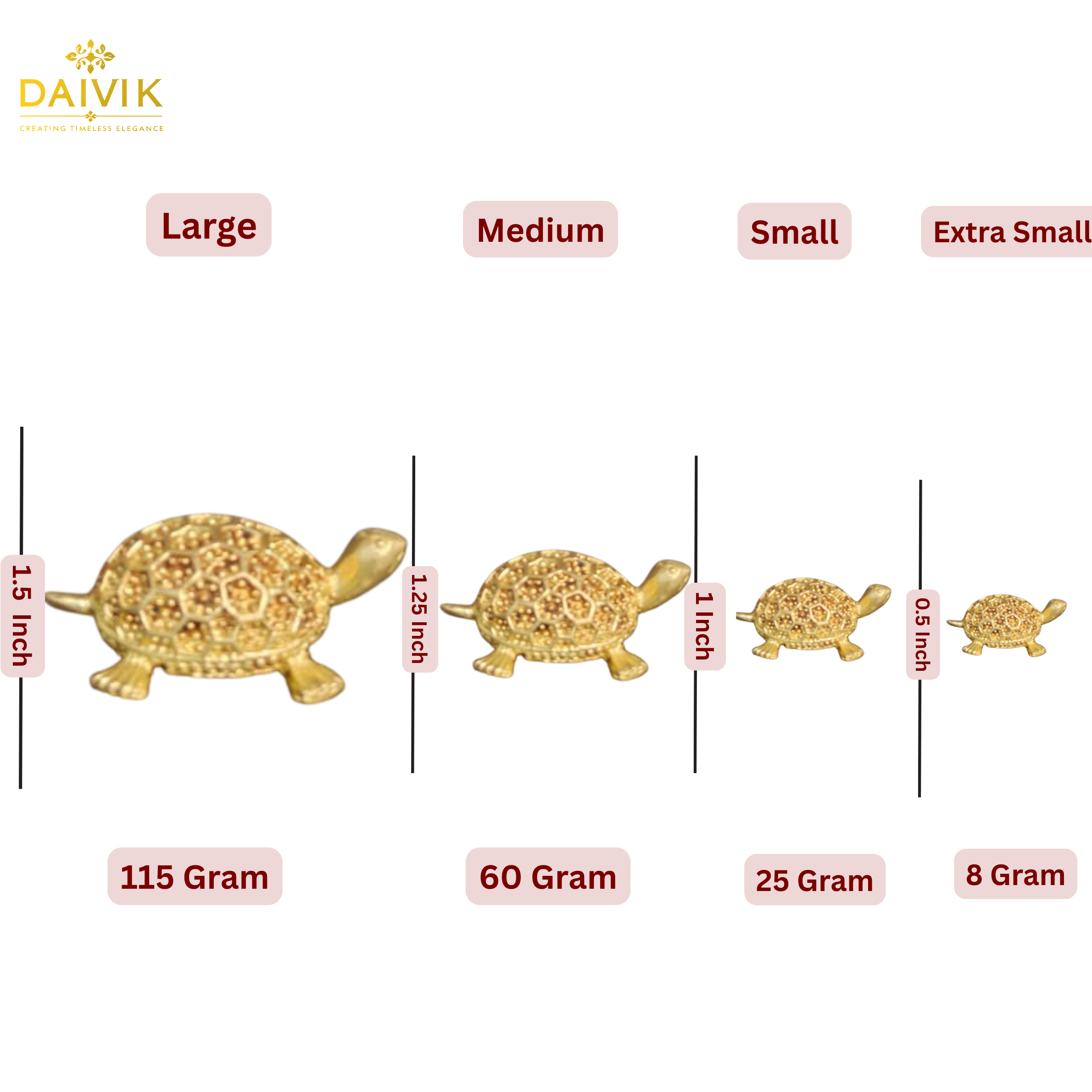 Lakshmi Kachua/Turtle Brass Idol