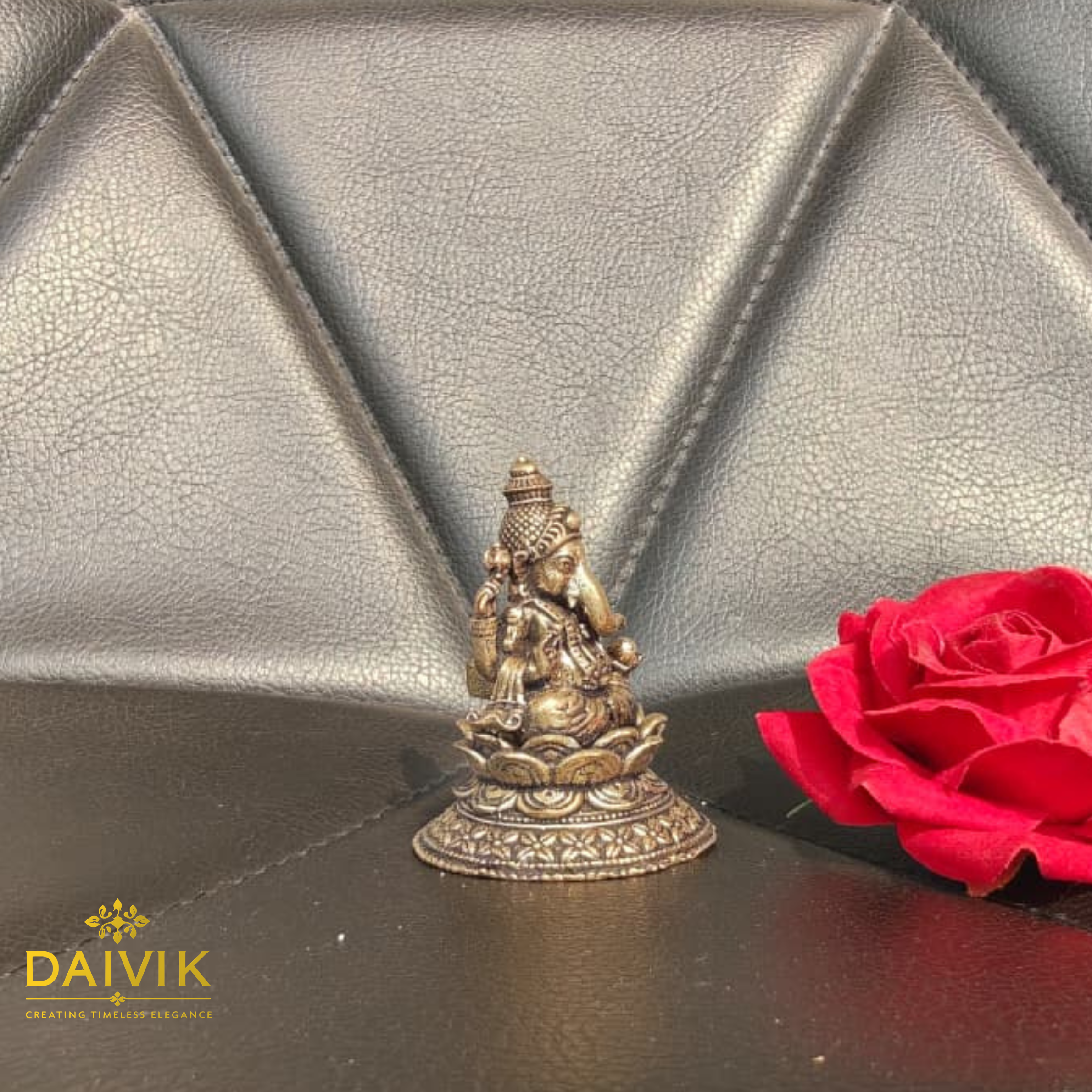 Gajanan Ganesha Brass Idol