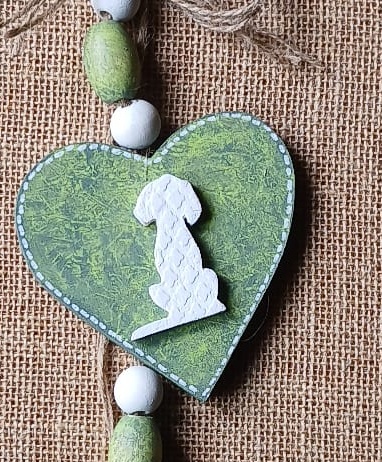 Décoration murale coeurs et chats