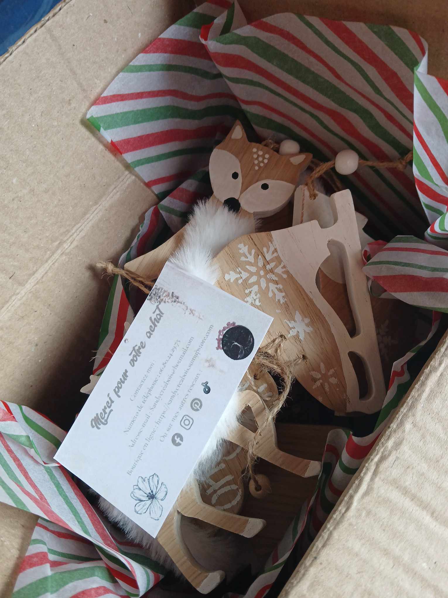 Bonnet de Père Noël Ho Ho Ho