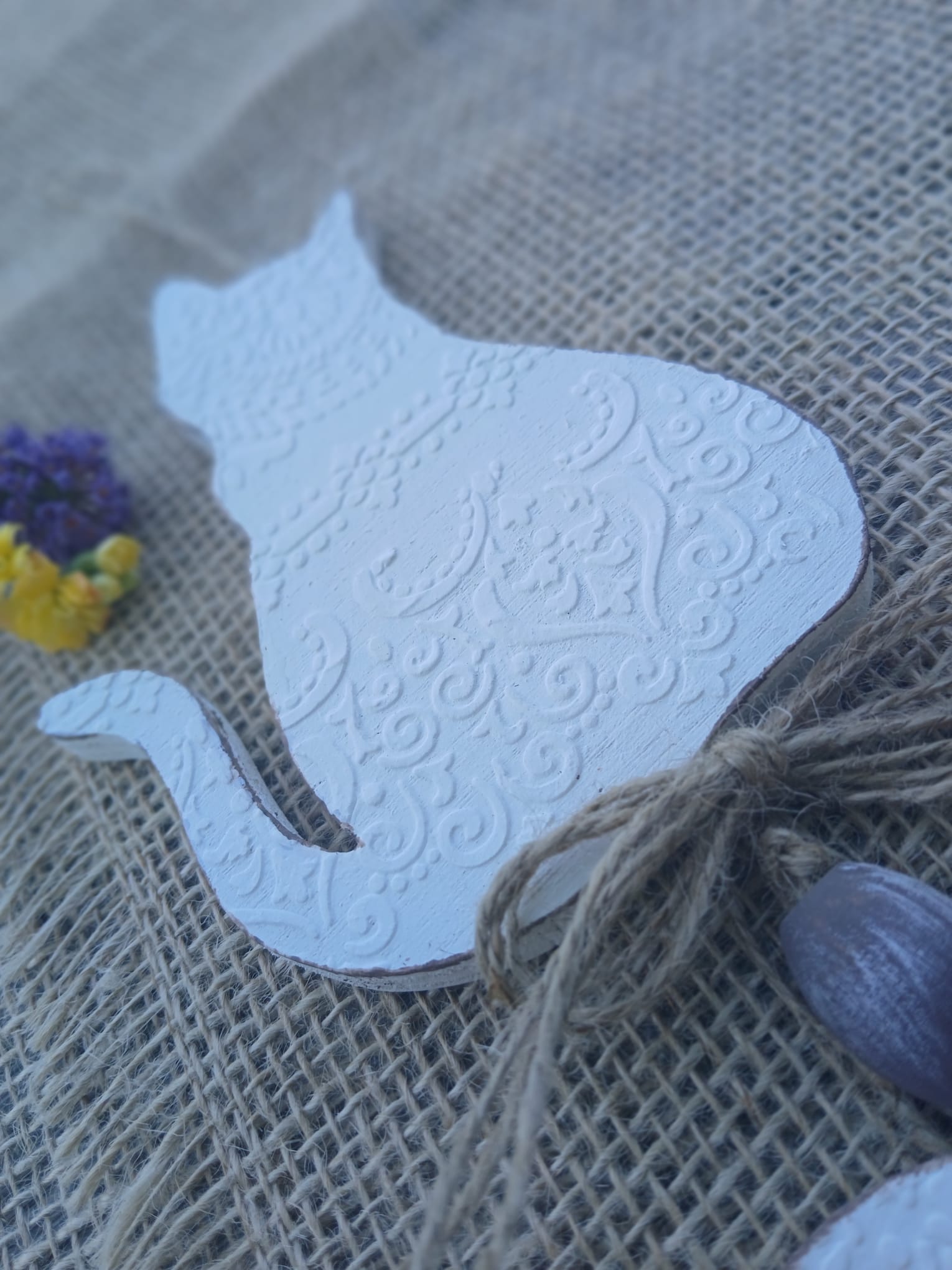 Décoration murale coeurs et chats