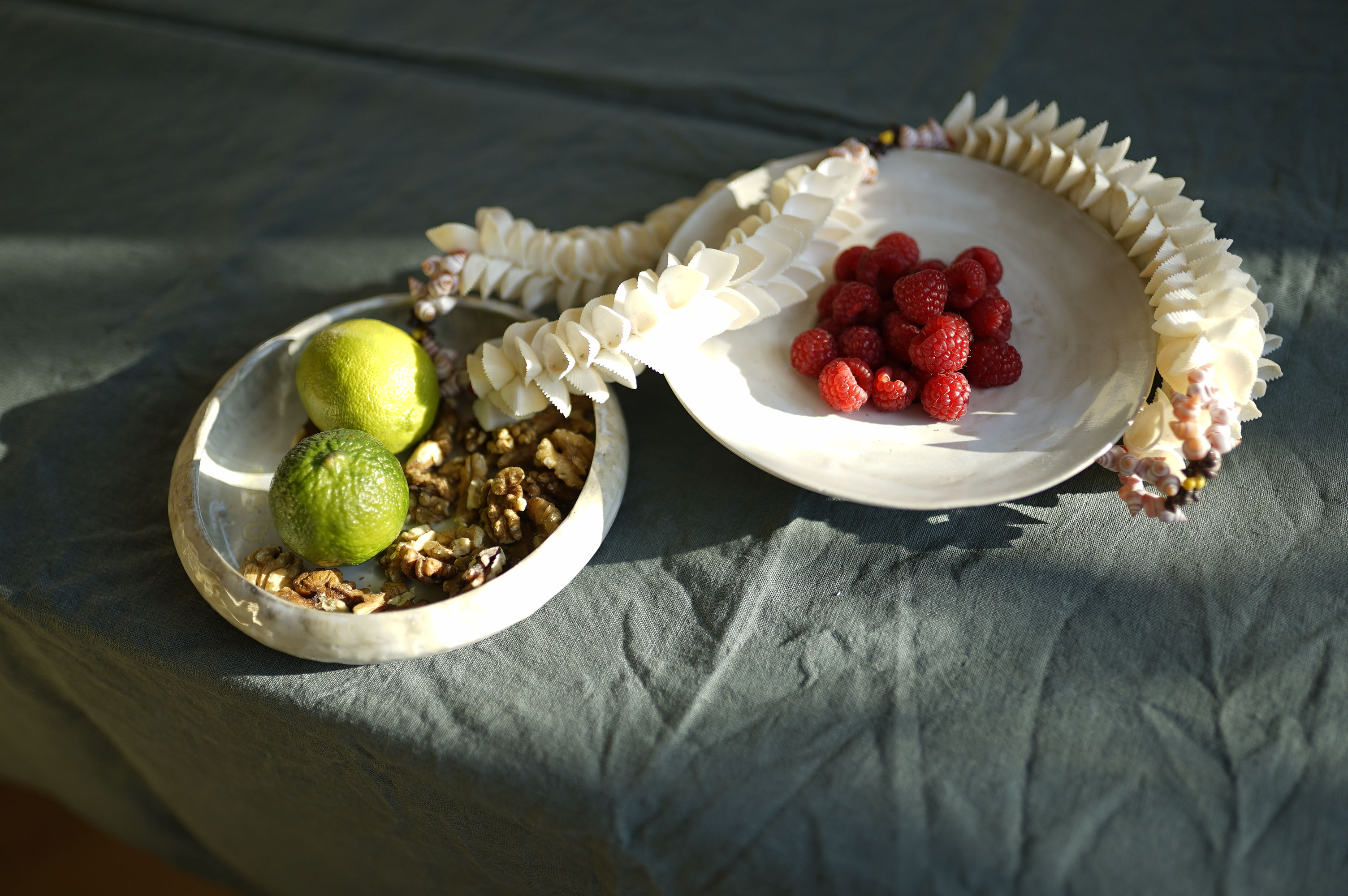 Assiette Coquille Nacre