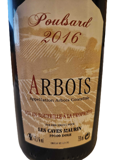 Les Caves Maurin - Arbois Jura - Poulsard (2016)