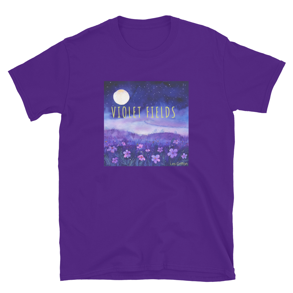 Violet Fields | 100% Cotton | Unisex Graphic T-Shirt
