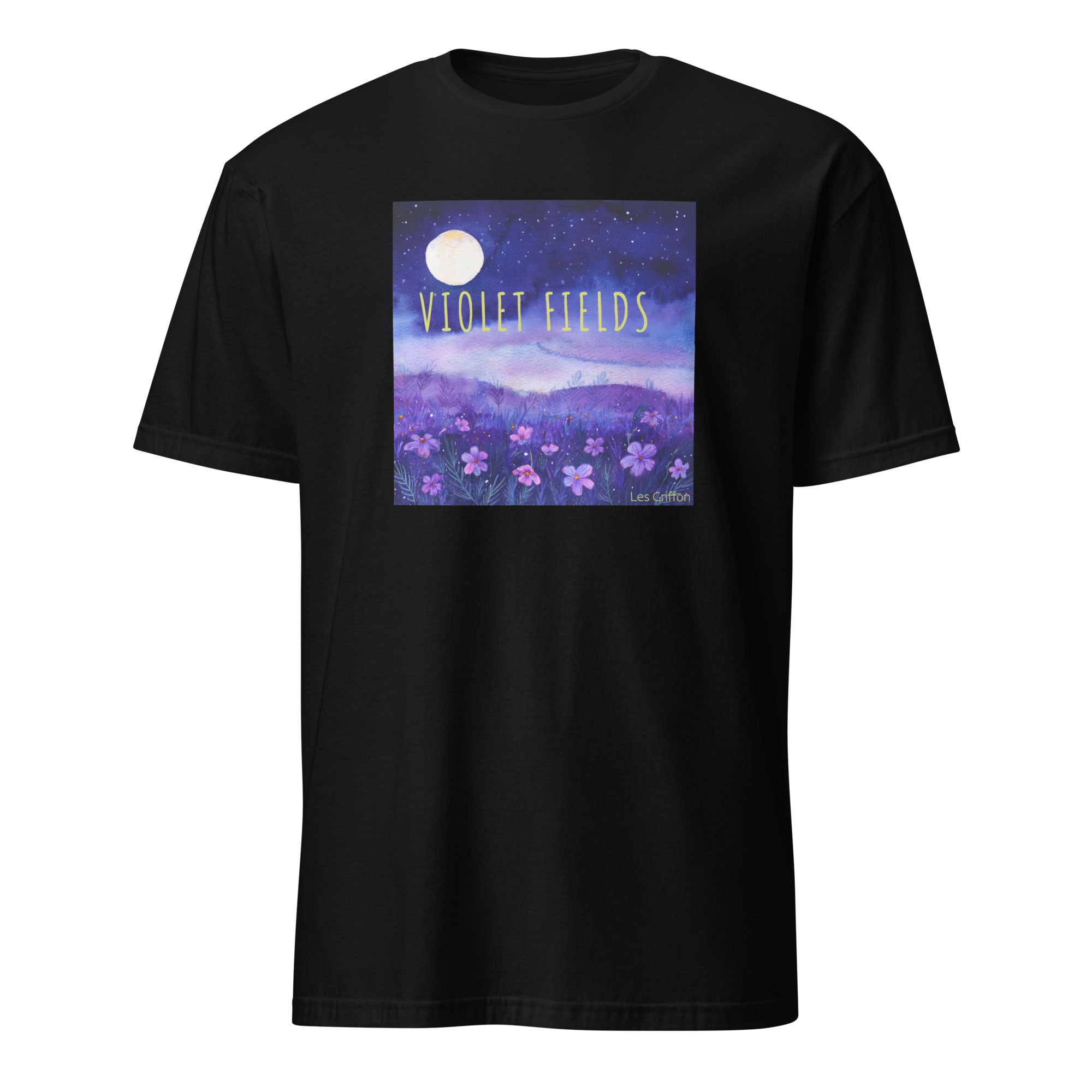 Violet Fields | 100% Cotton | Unisex Graphic T-Shirt