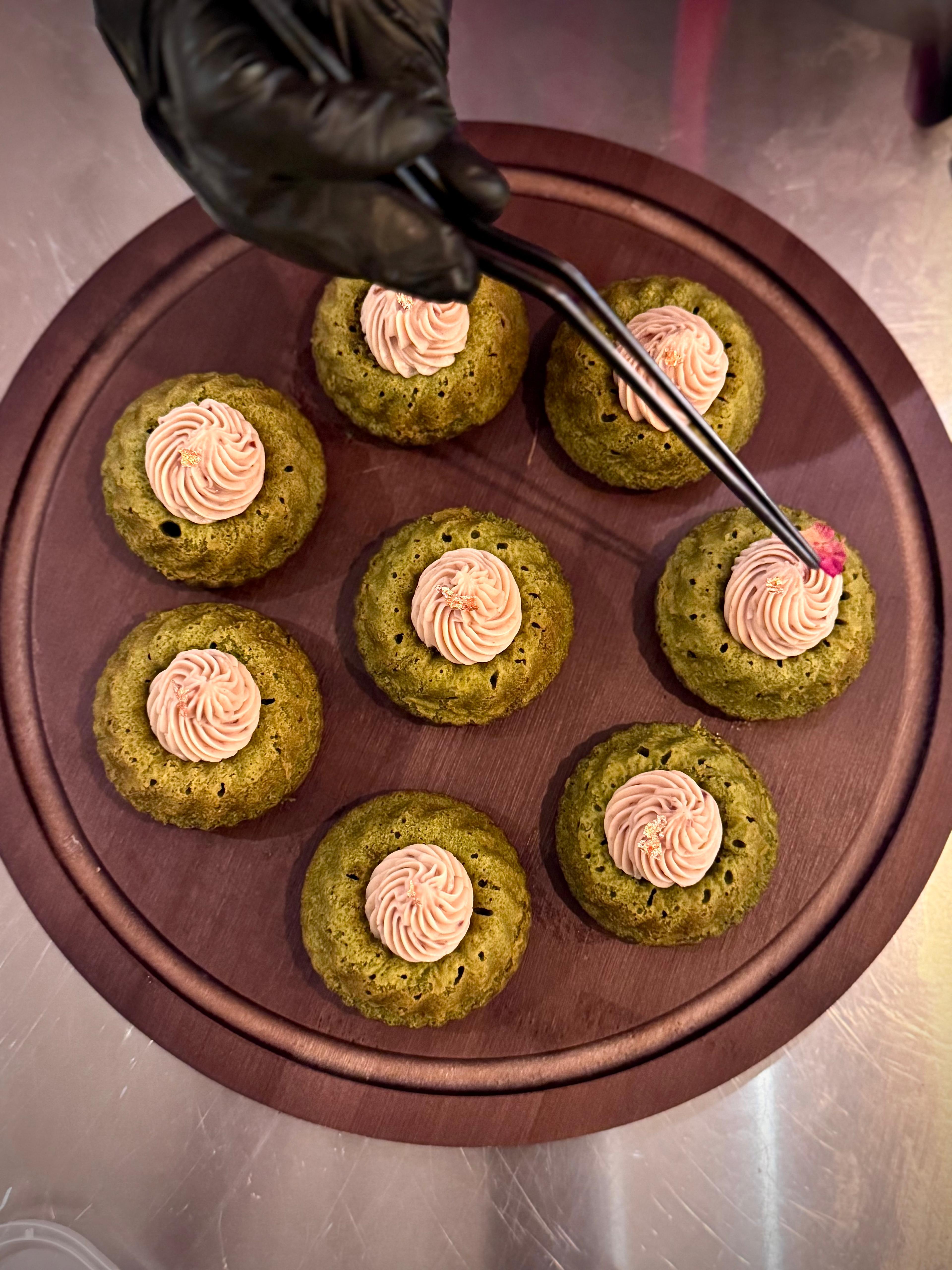 Matcha Mini Bundt Cakes