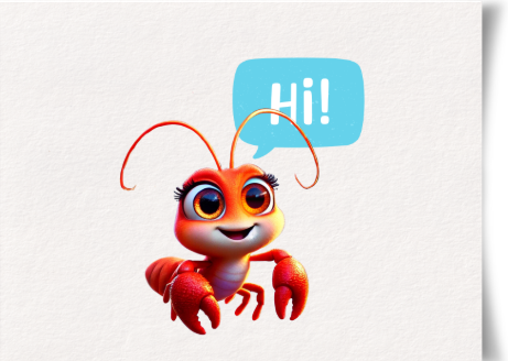 Claudi "Hi!" card