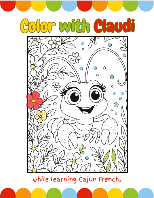 Color with Claudi - Adult Coloring Book
