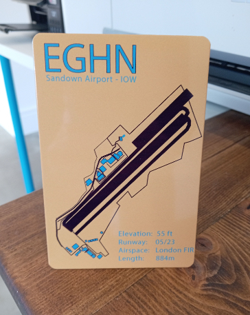 Sandown Airport (EGHN) Aviation Metal Print