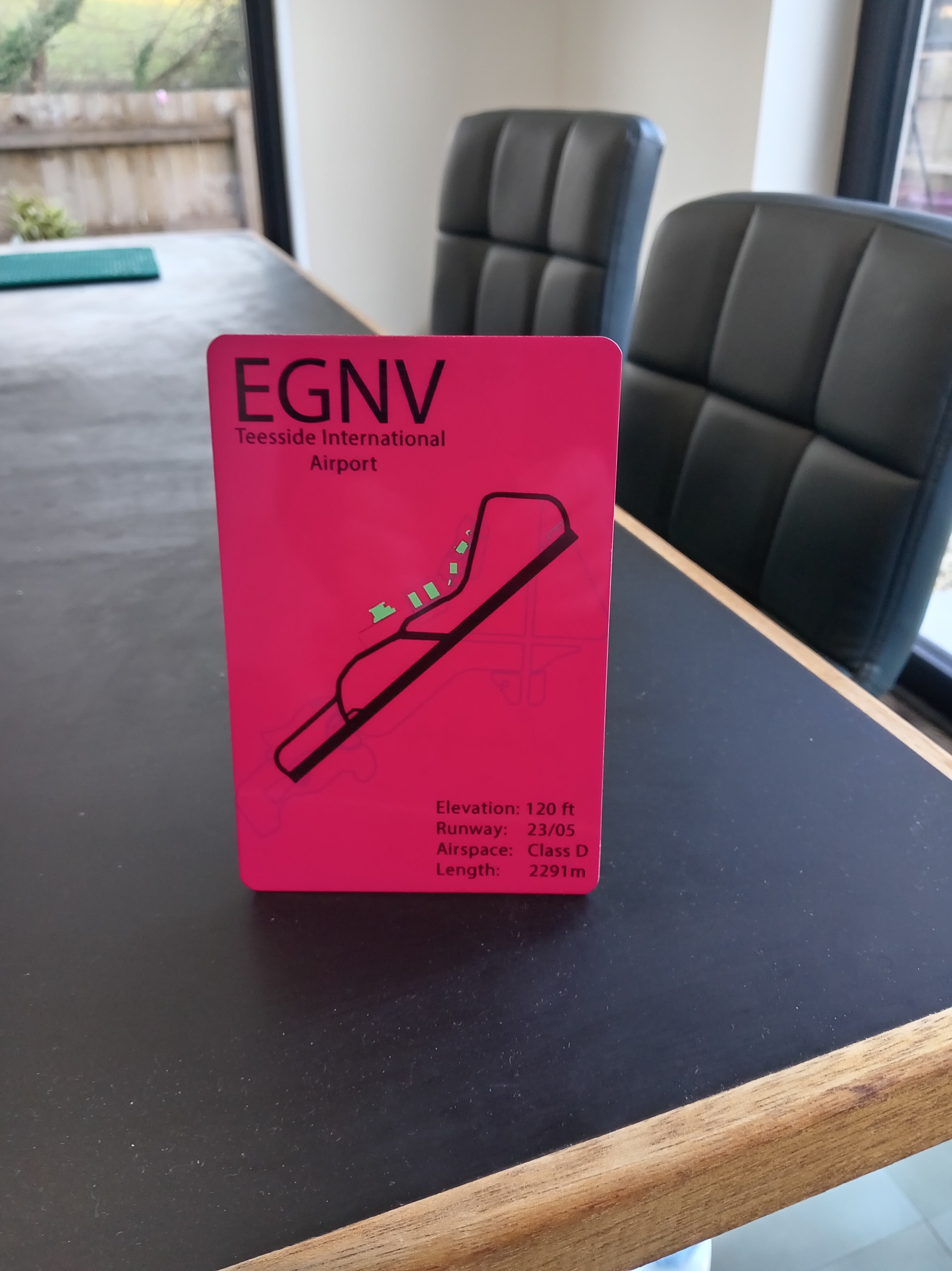 Teesside International Airport (EGNV) Aviation Metal Print