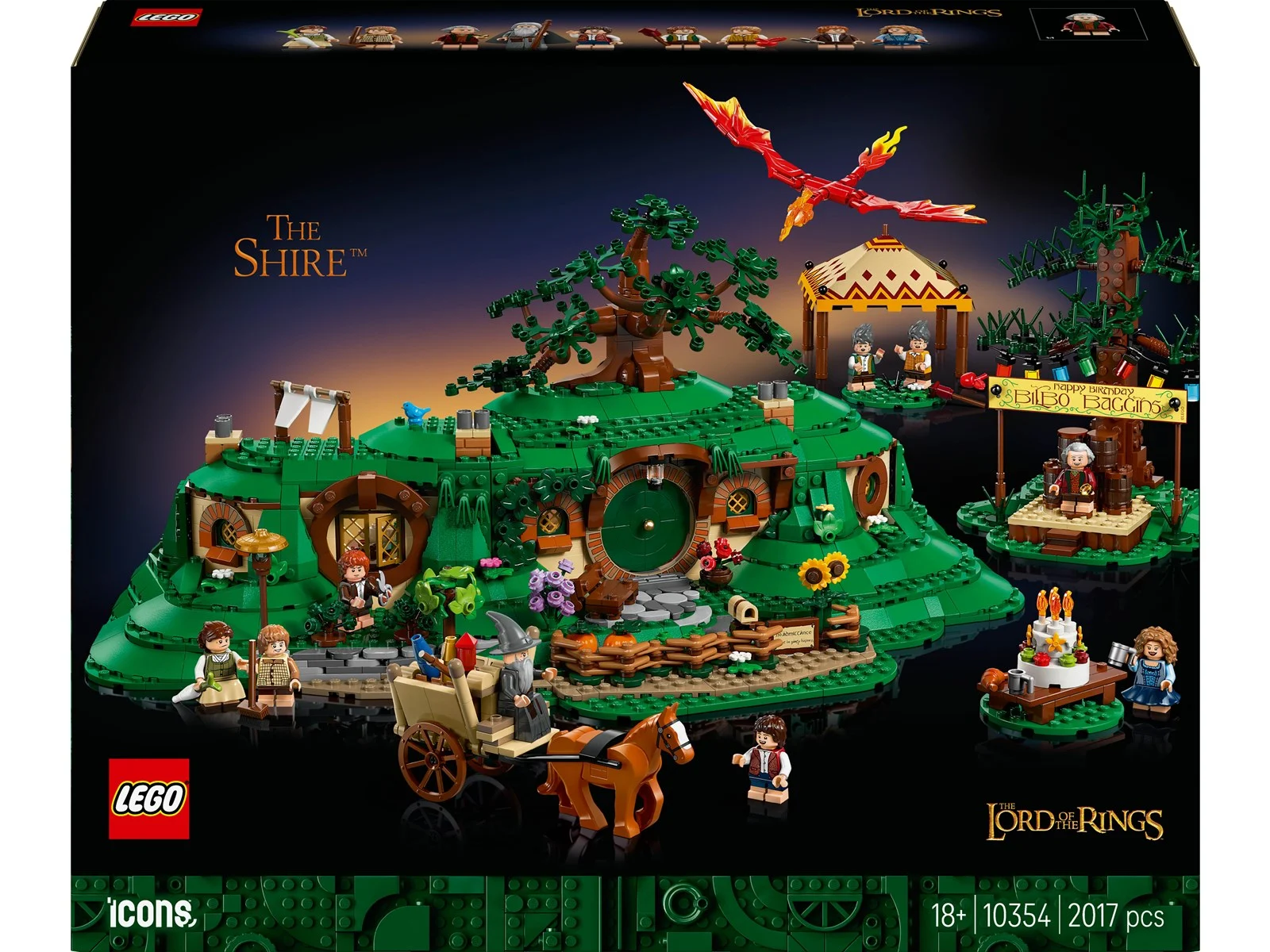 Lego® Icons 10354 Der Herr der Ringe: Das Auenland