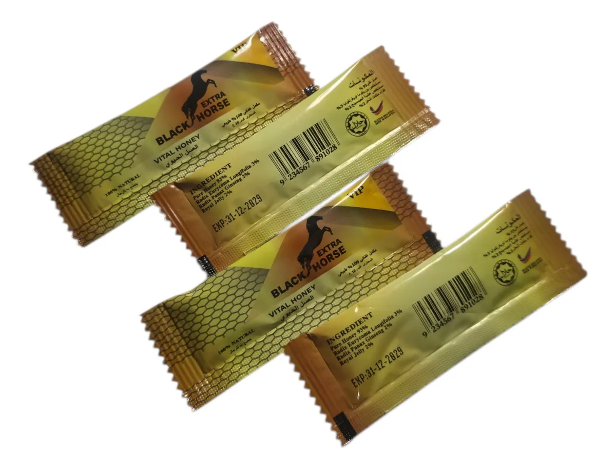 Vital Honey Black Horse para mejorar rendimiento y apetito sexual (Precio por sobre)
