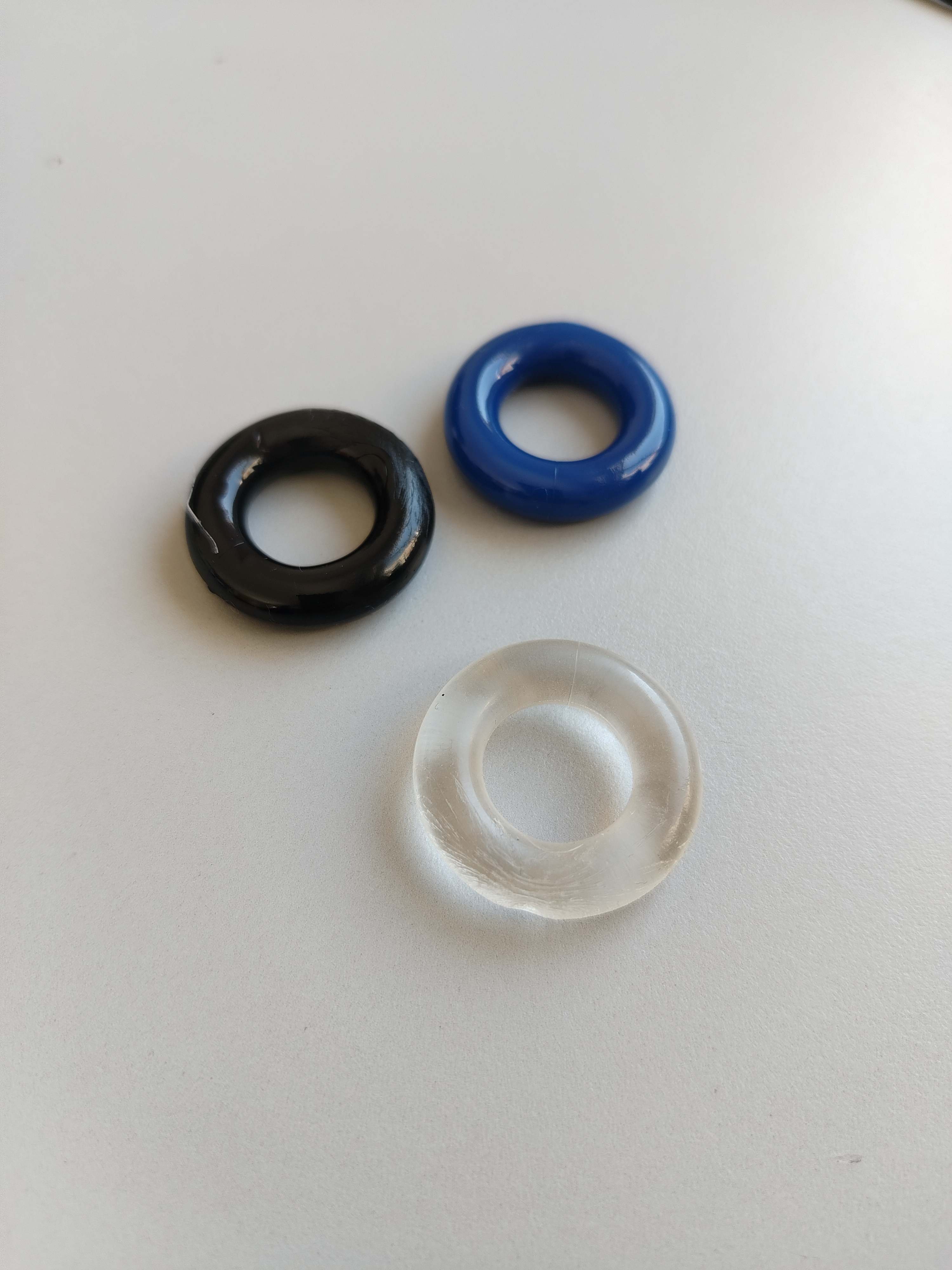 Juego de anillos de goma (3 piezas)