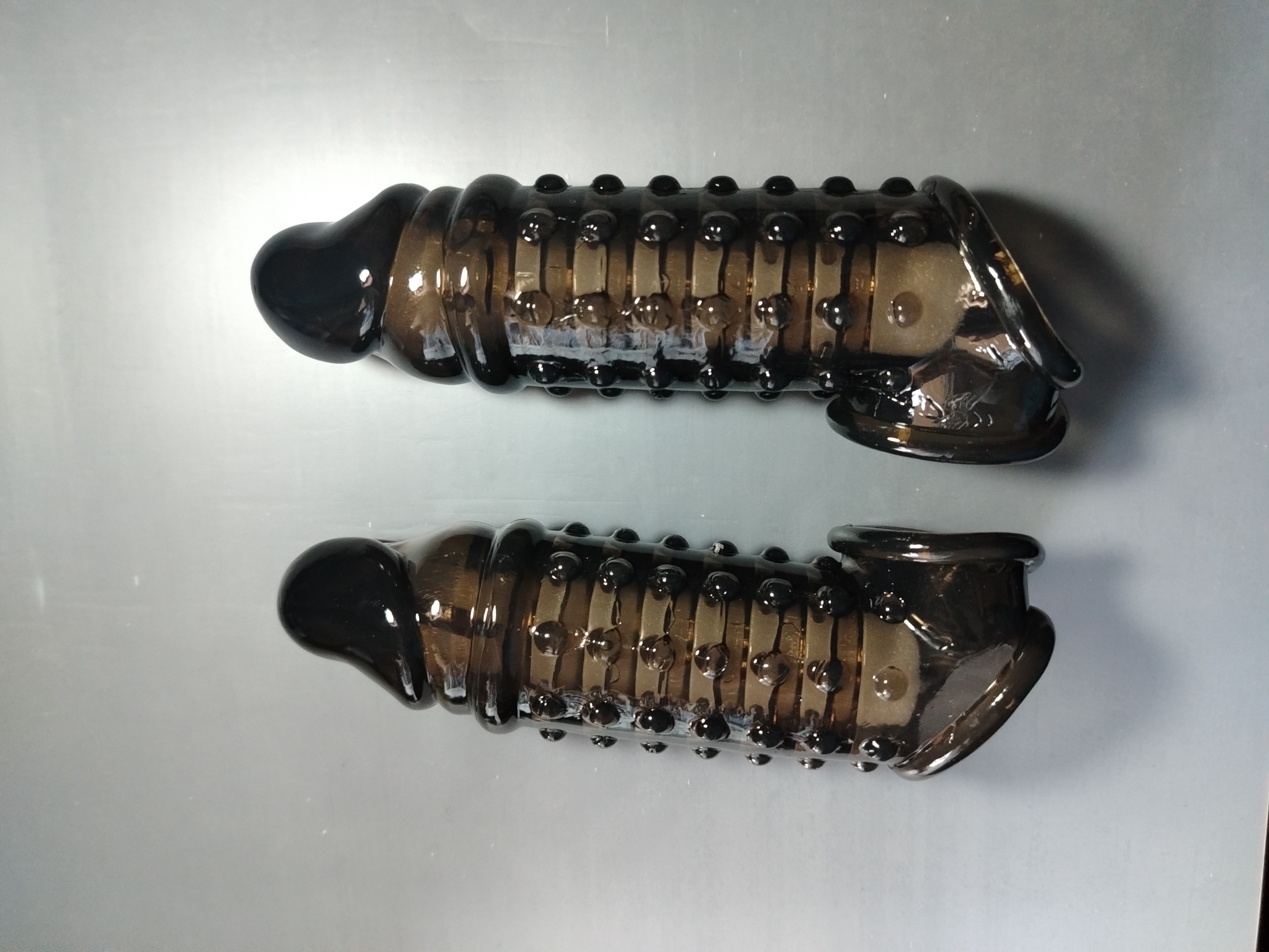 Juego de funda para pene texturizada