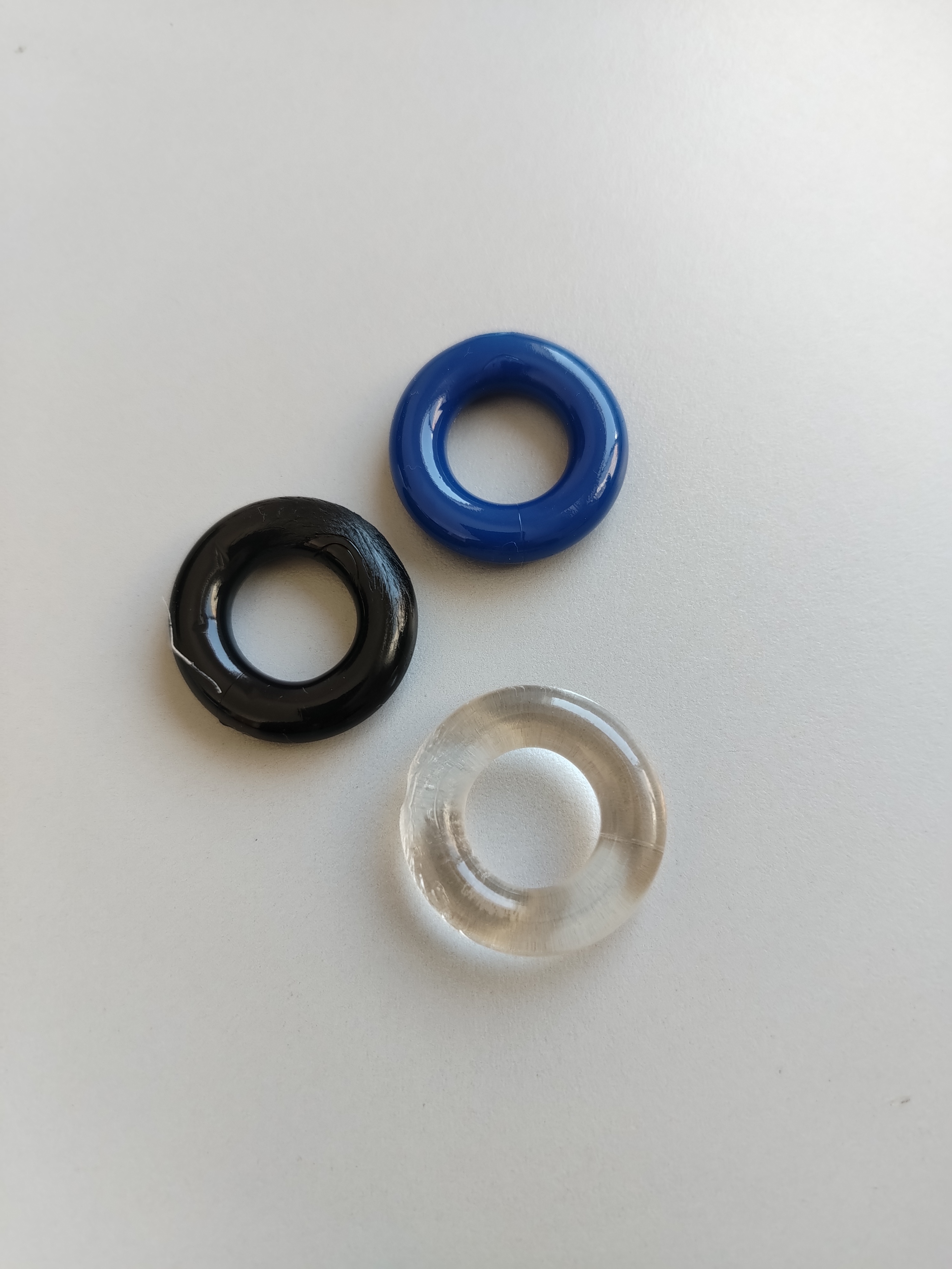 Juego de anillos de goma (3 piezas)
