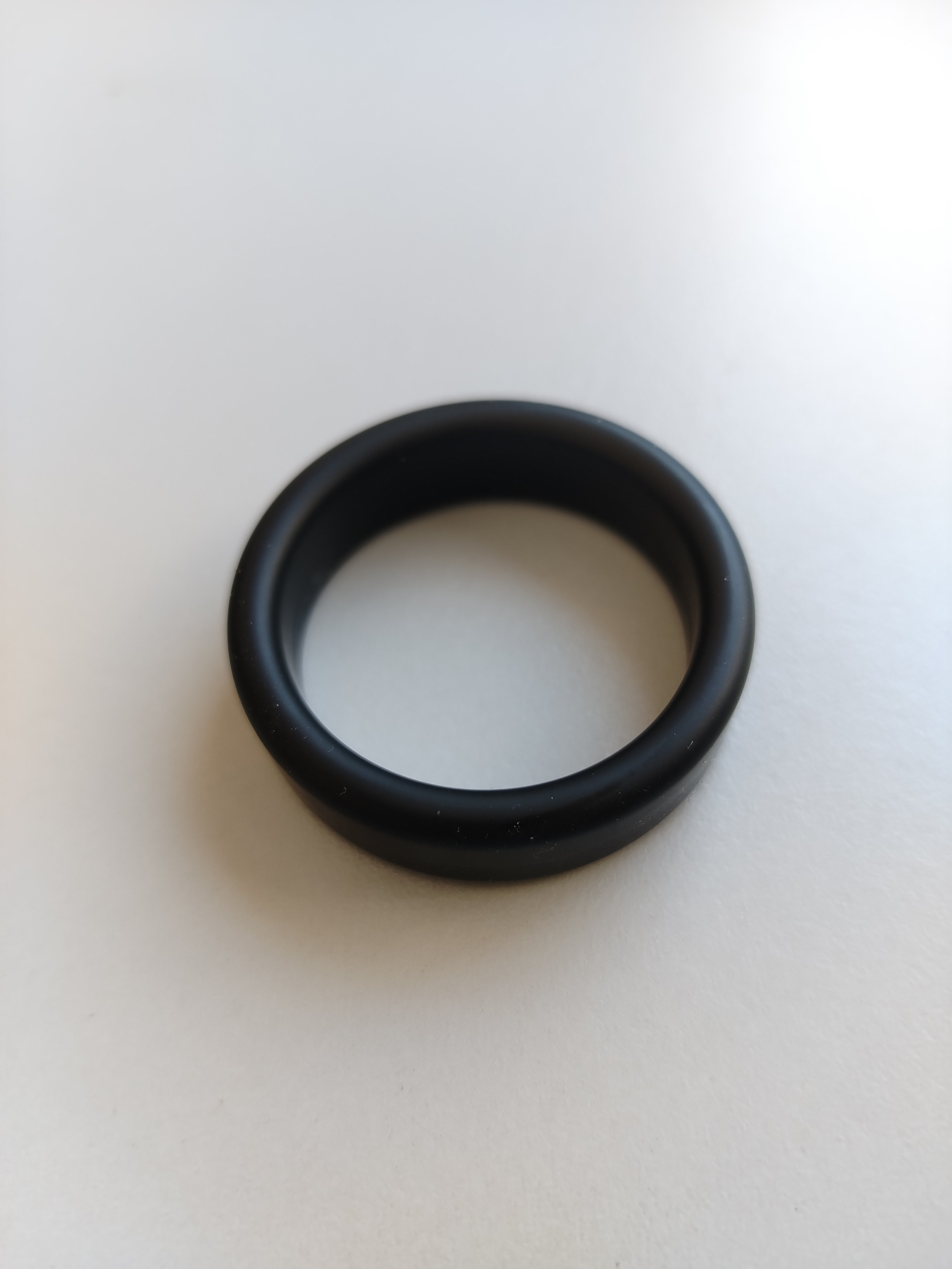 Anillo de caucho negro