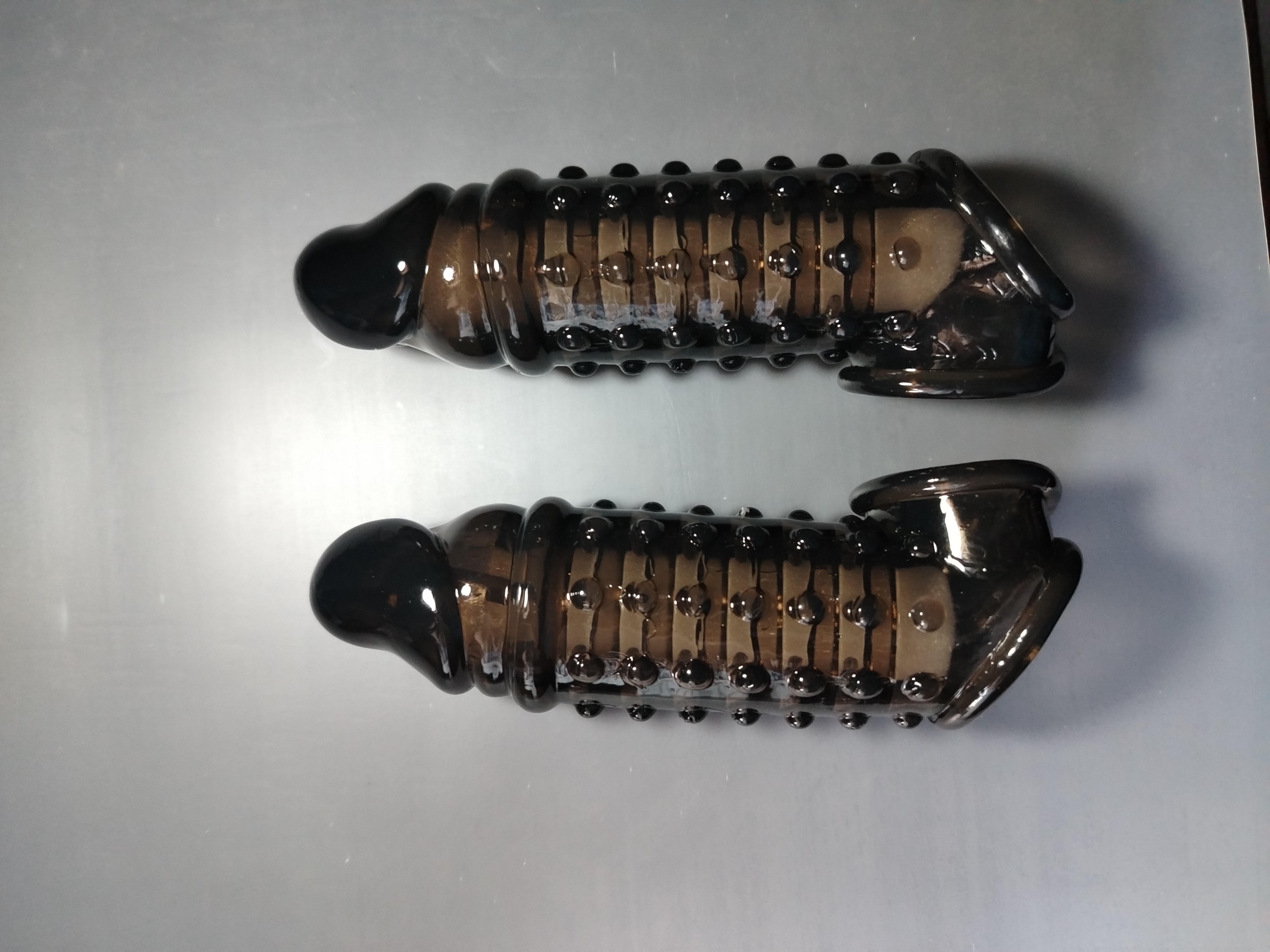 Juego de funda para pene texturizada