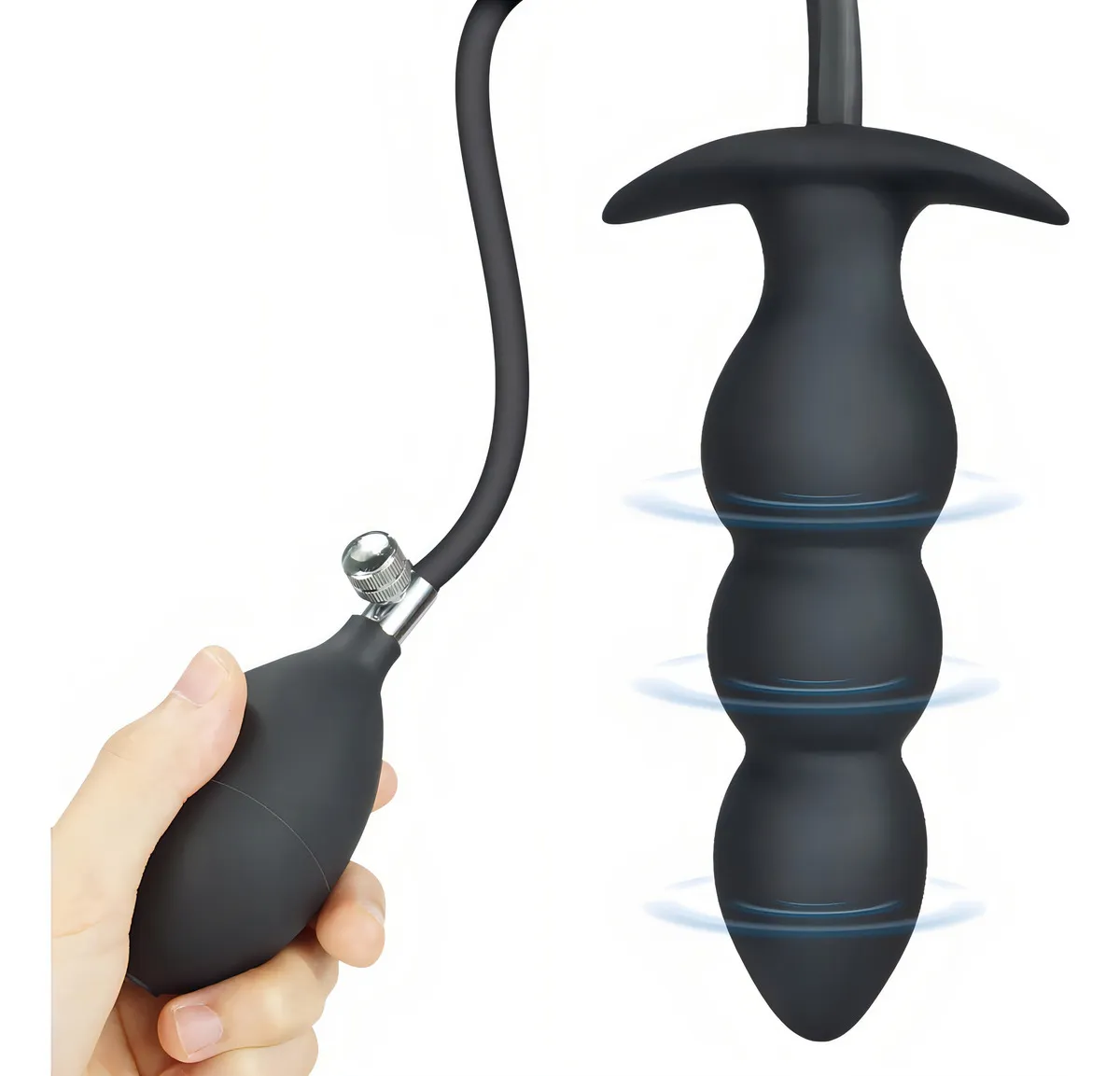 Plug anal inflable