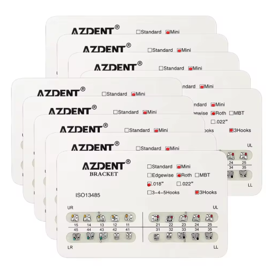 Brackets dentales , marca AZDENT