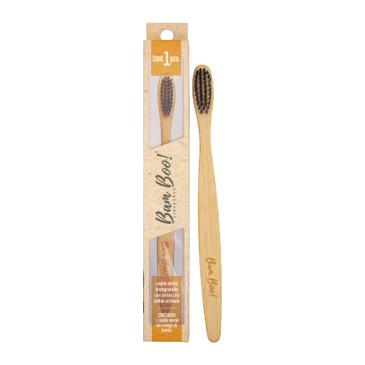 CEPILLO DE DIENTES DE BAMBU MANGO DE MADERA (LIFESTYLE)